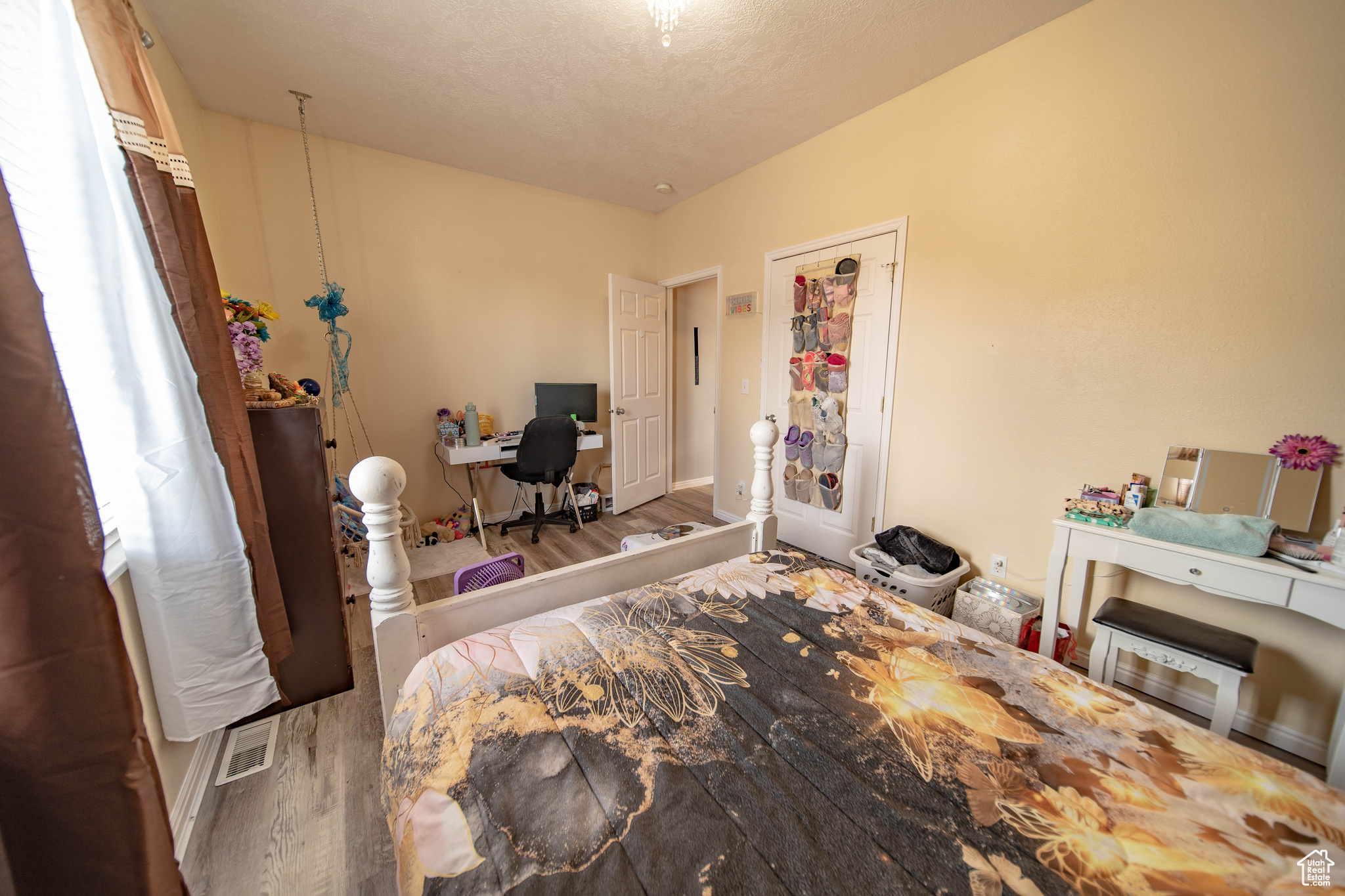 Bedroom featuring hardwood / wood-style floors
