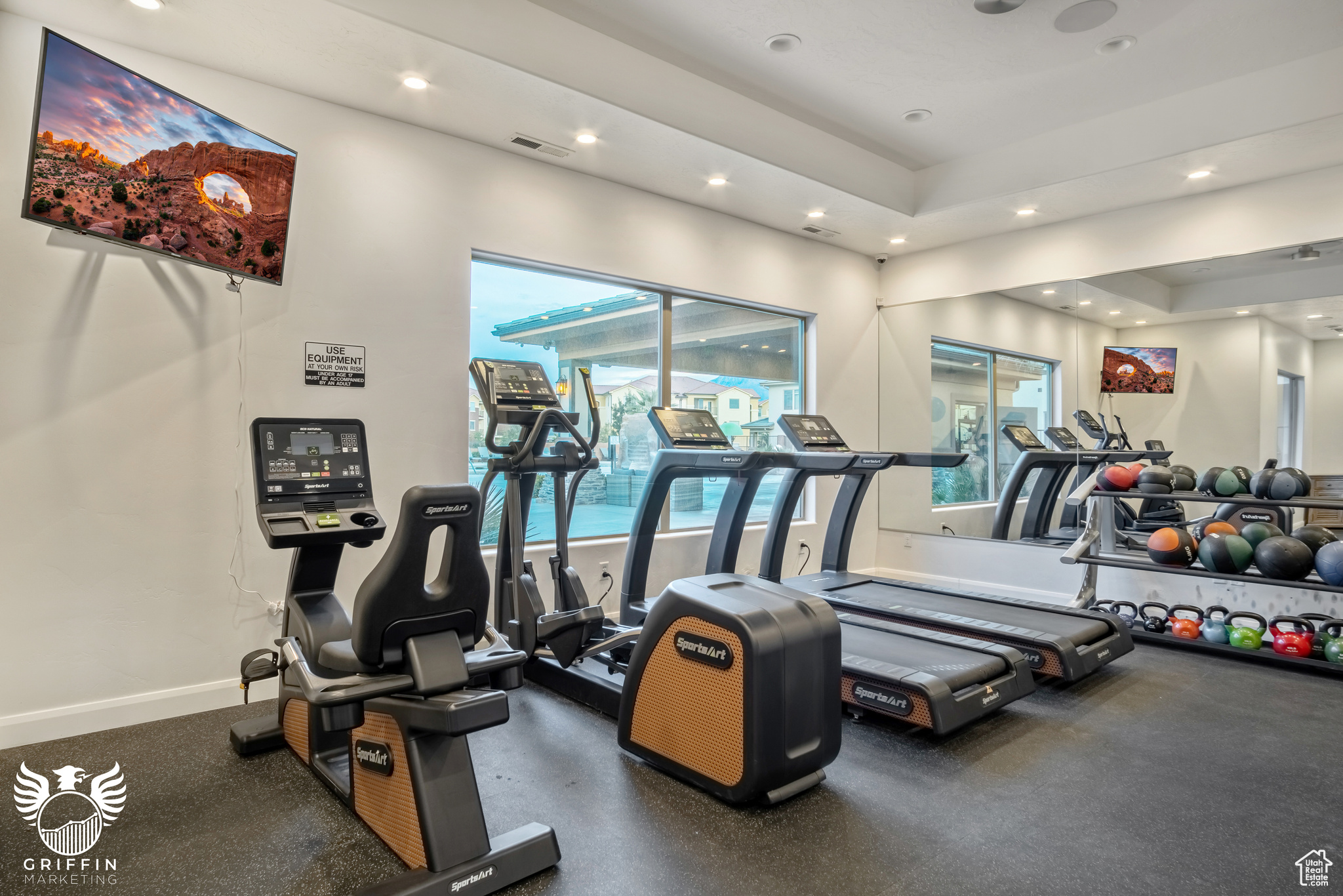 View of exercise room