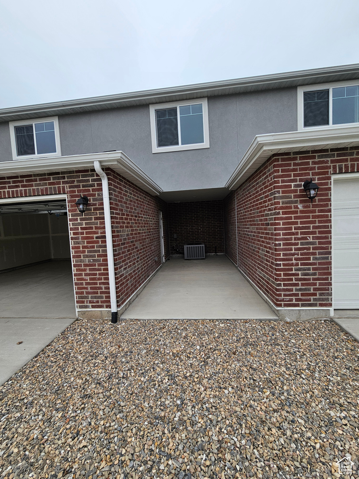 Exterior space with central AC
