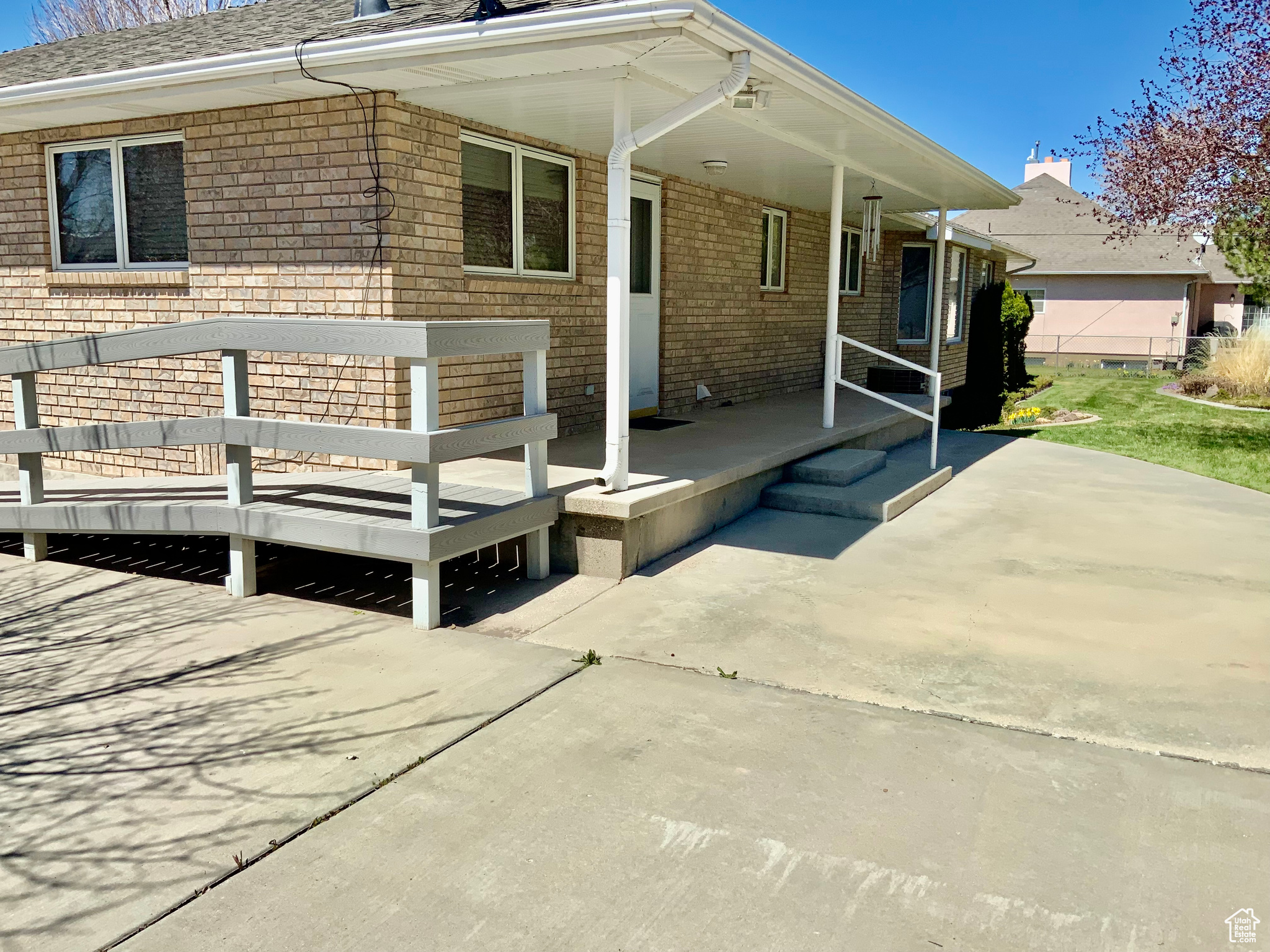 View of back of property