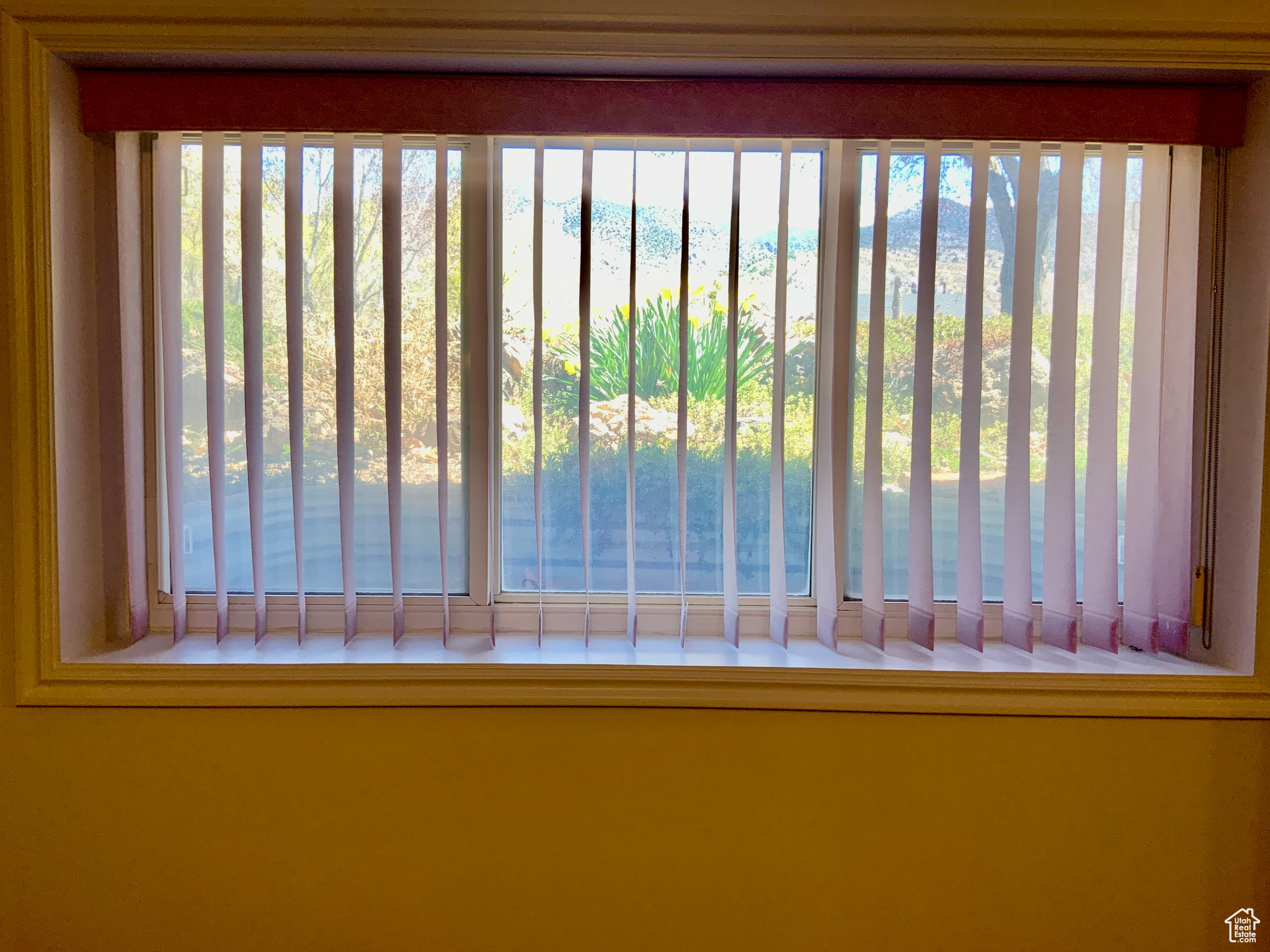 Interior details with a water view