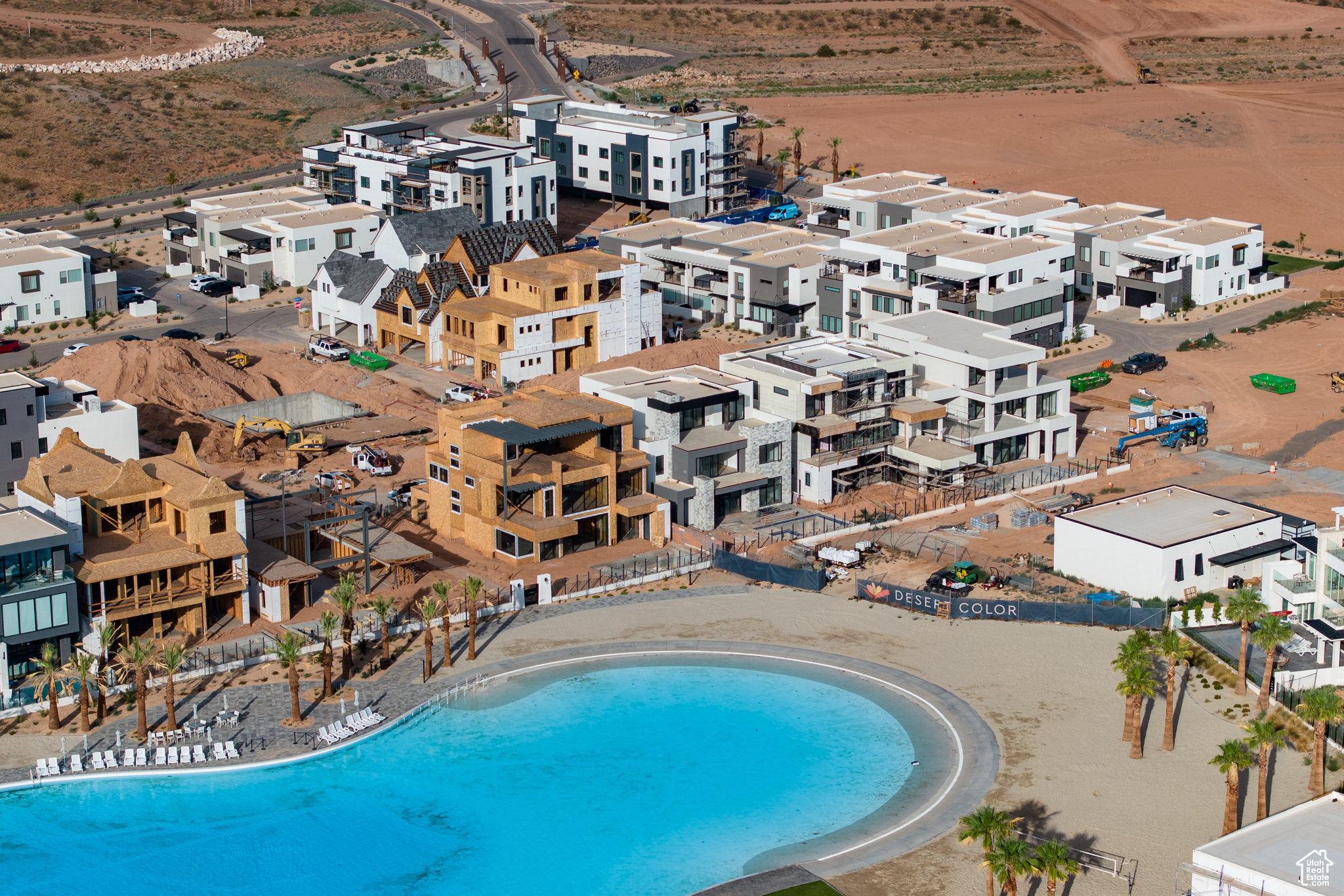 View of pool