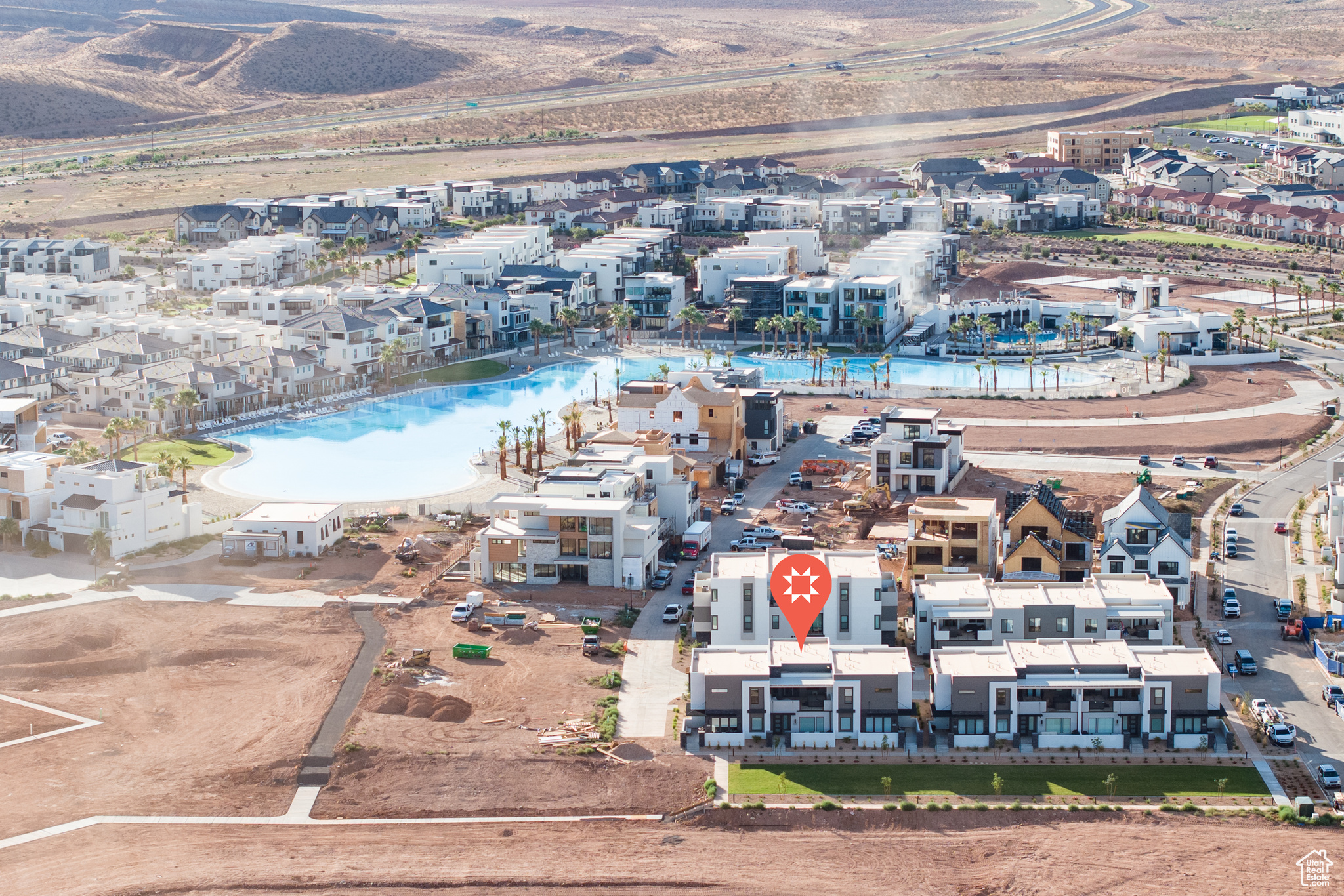 Drone / aerial view