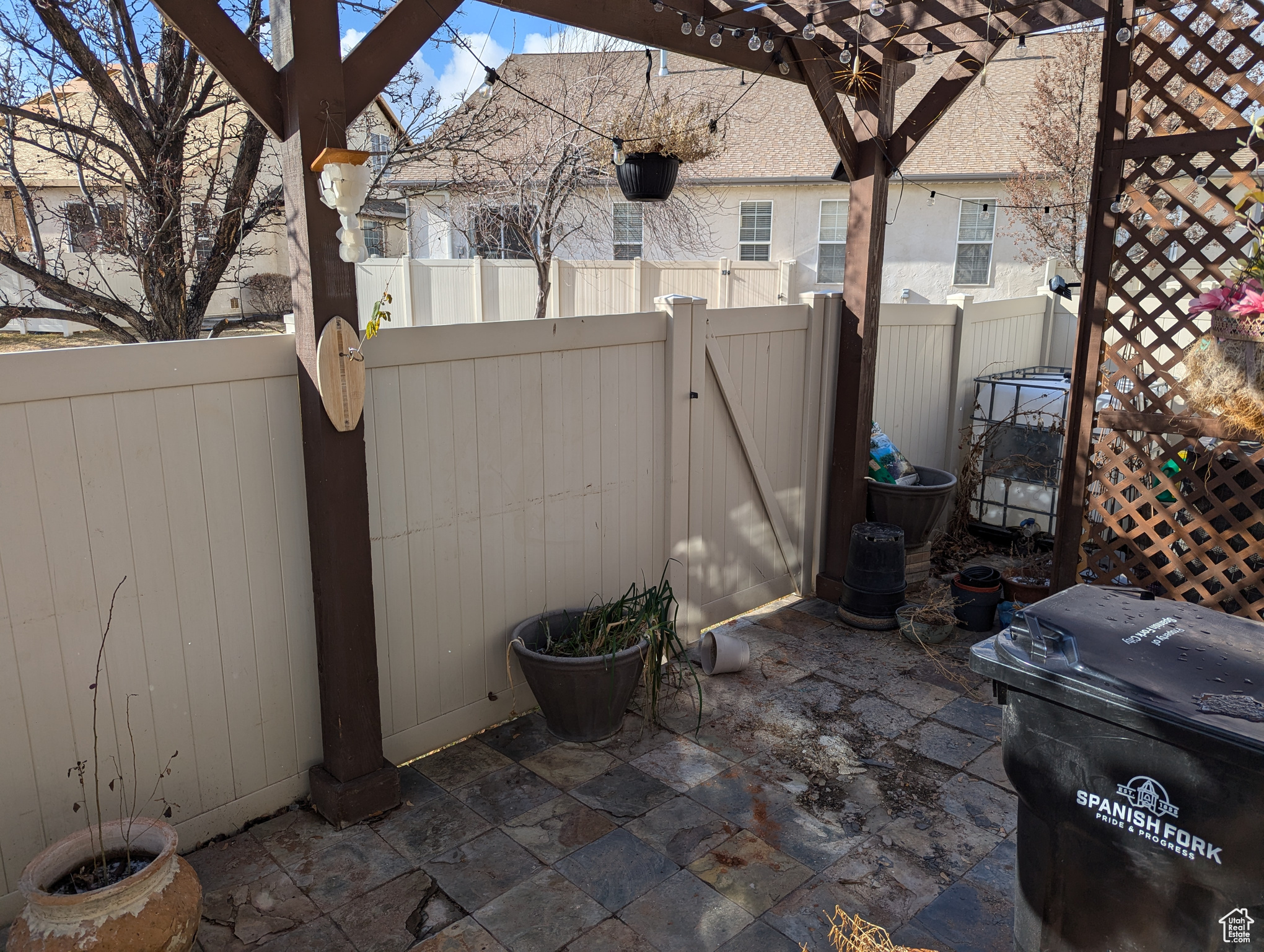 View of patio