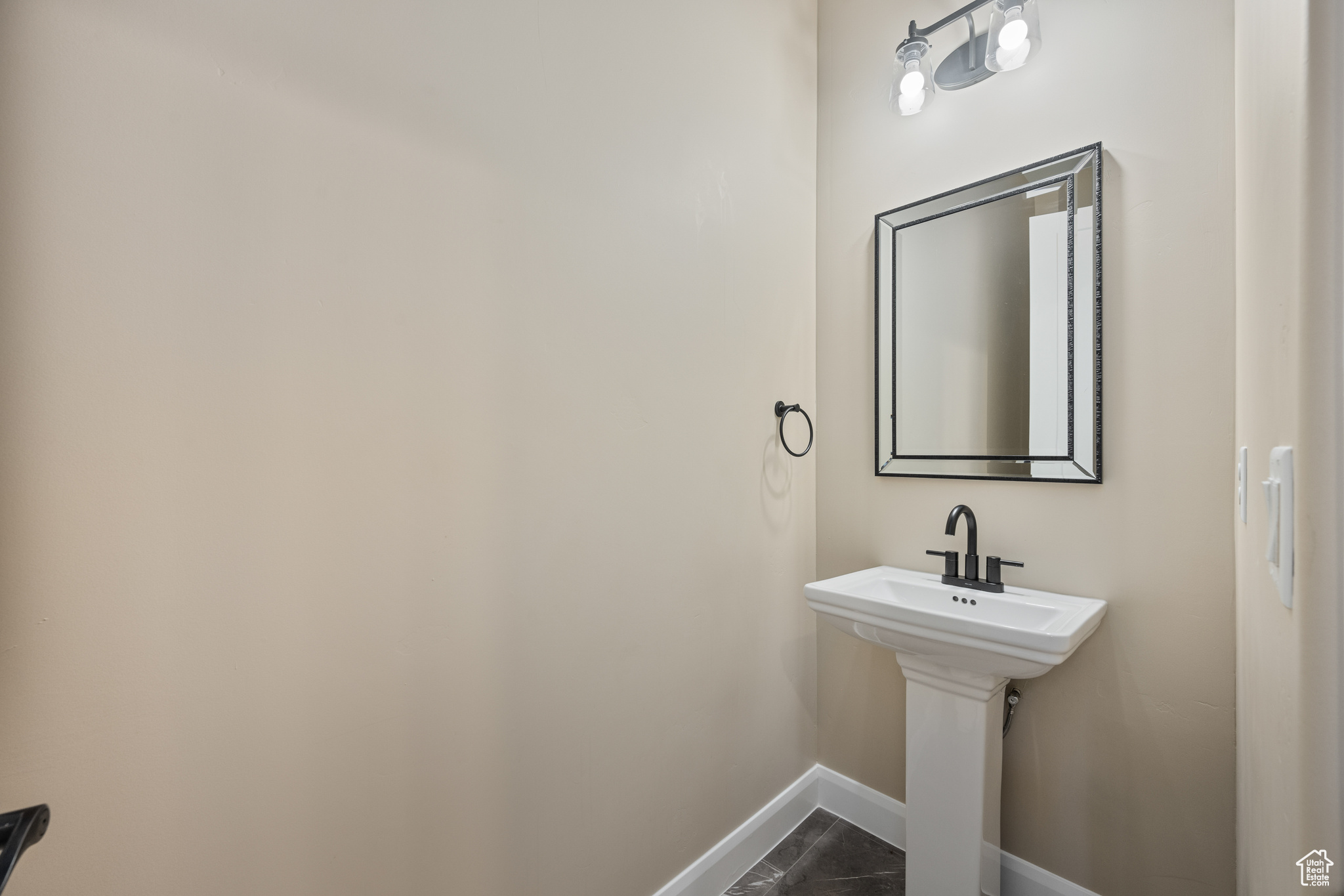 Bathroom featuring tile patterned flooring