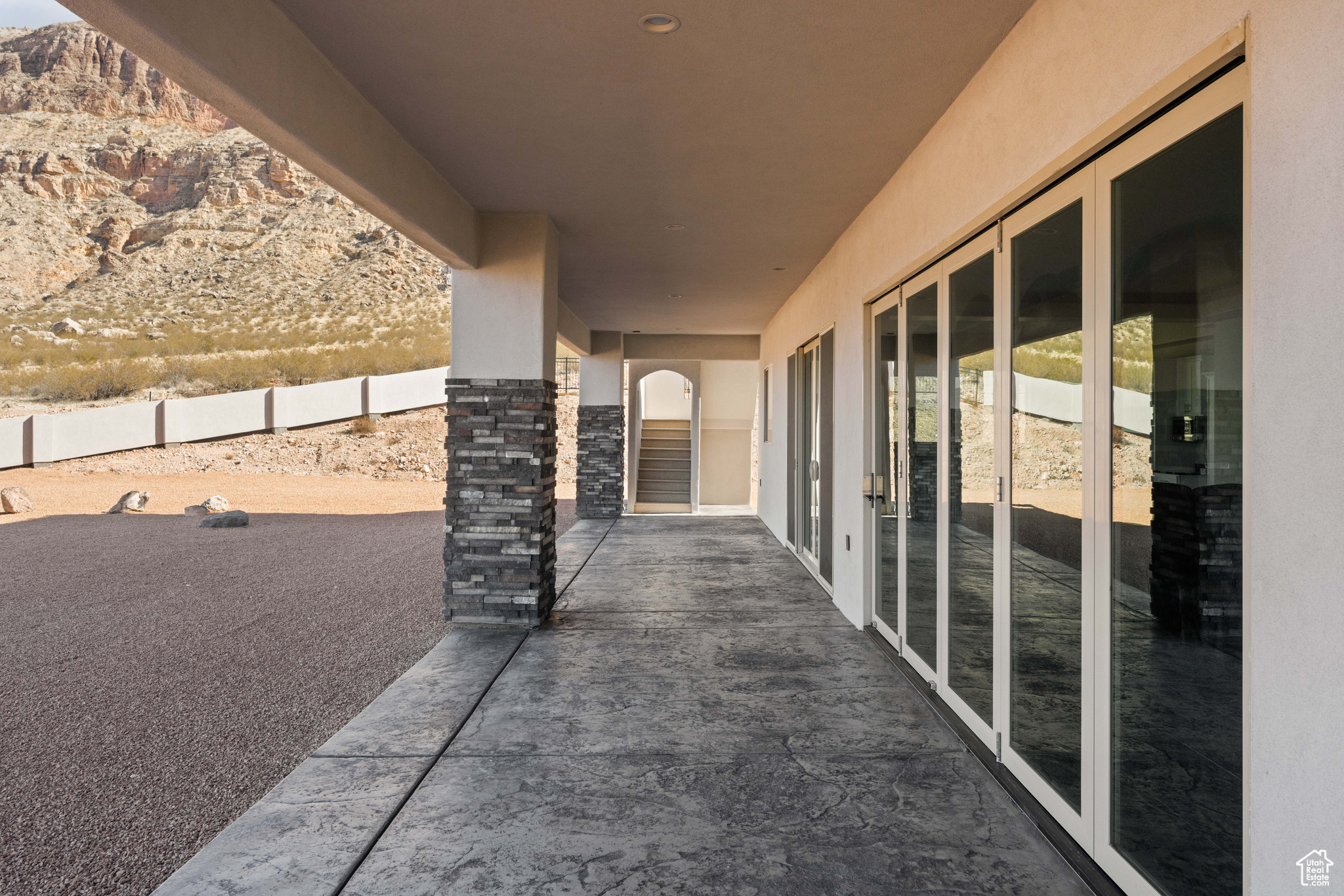 View of patio