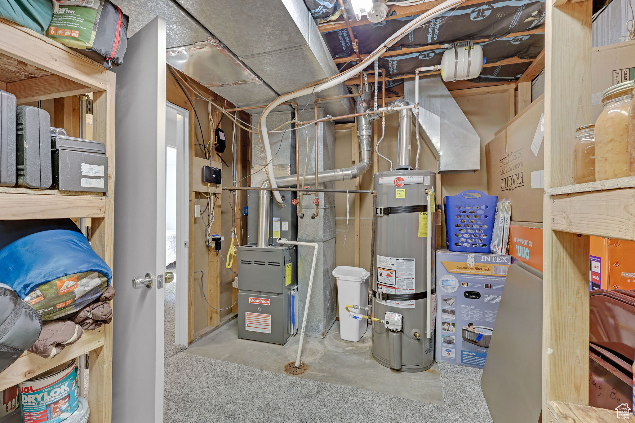 Utility and storage room