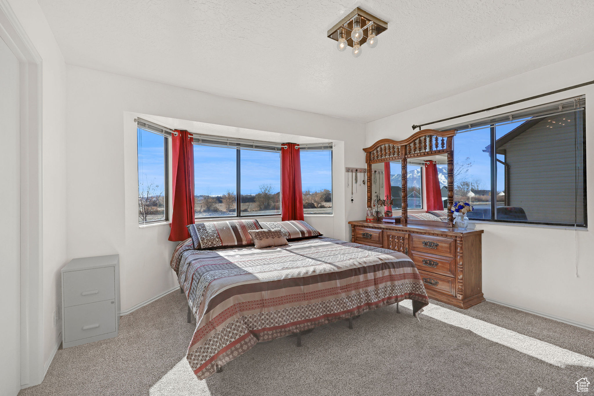 Bedroom with natural lighting