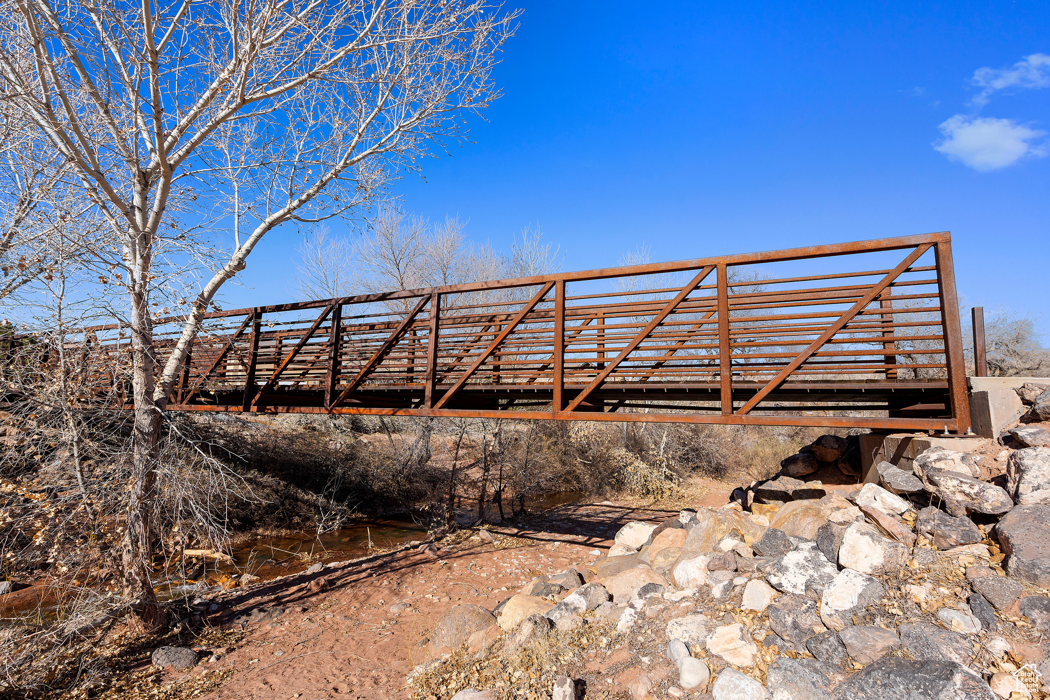 Steps from Walking Trail