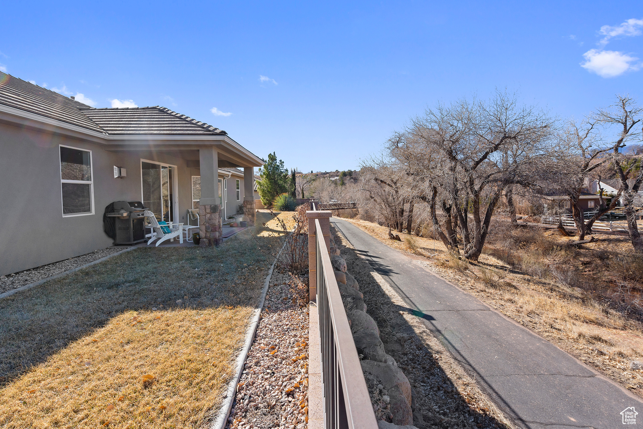 Steps from Walking Trail