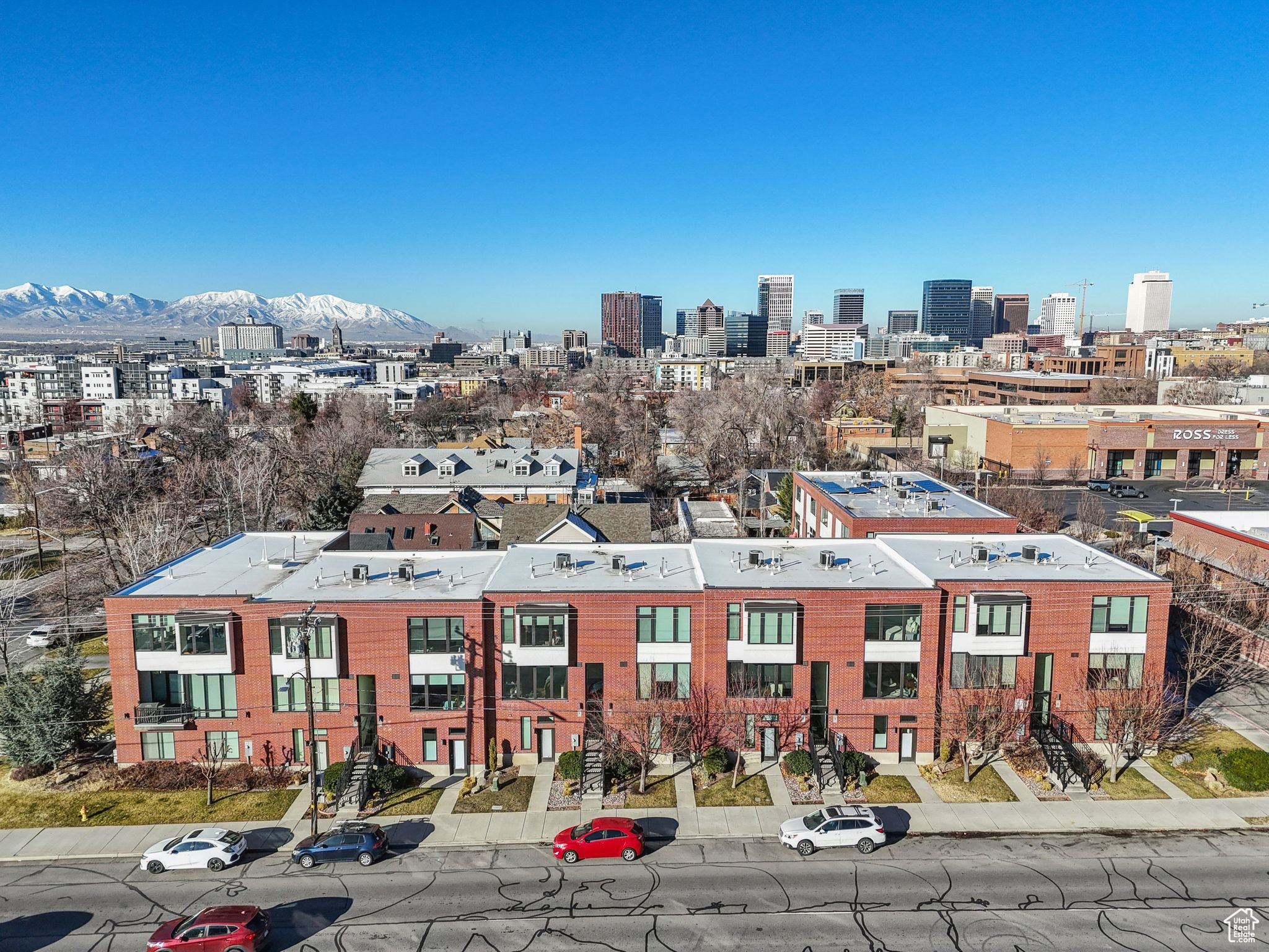 Exterior space featuring a mountain view