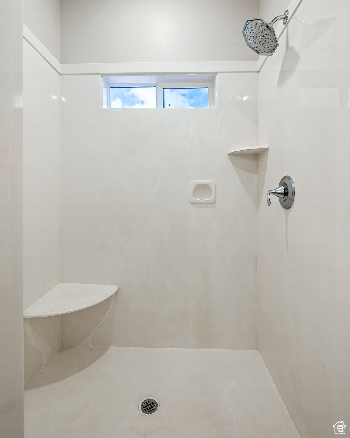 Bathroom with tiled shower