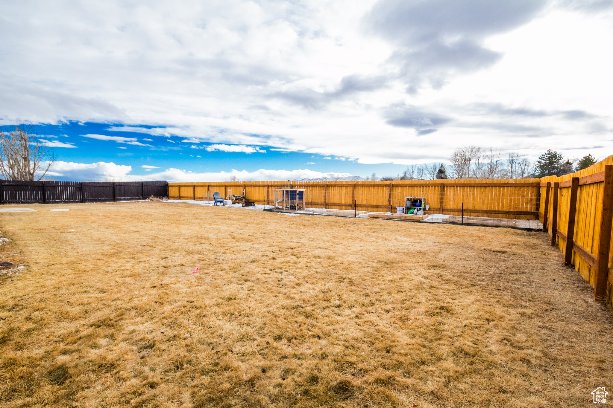 View of yard with a patio