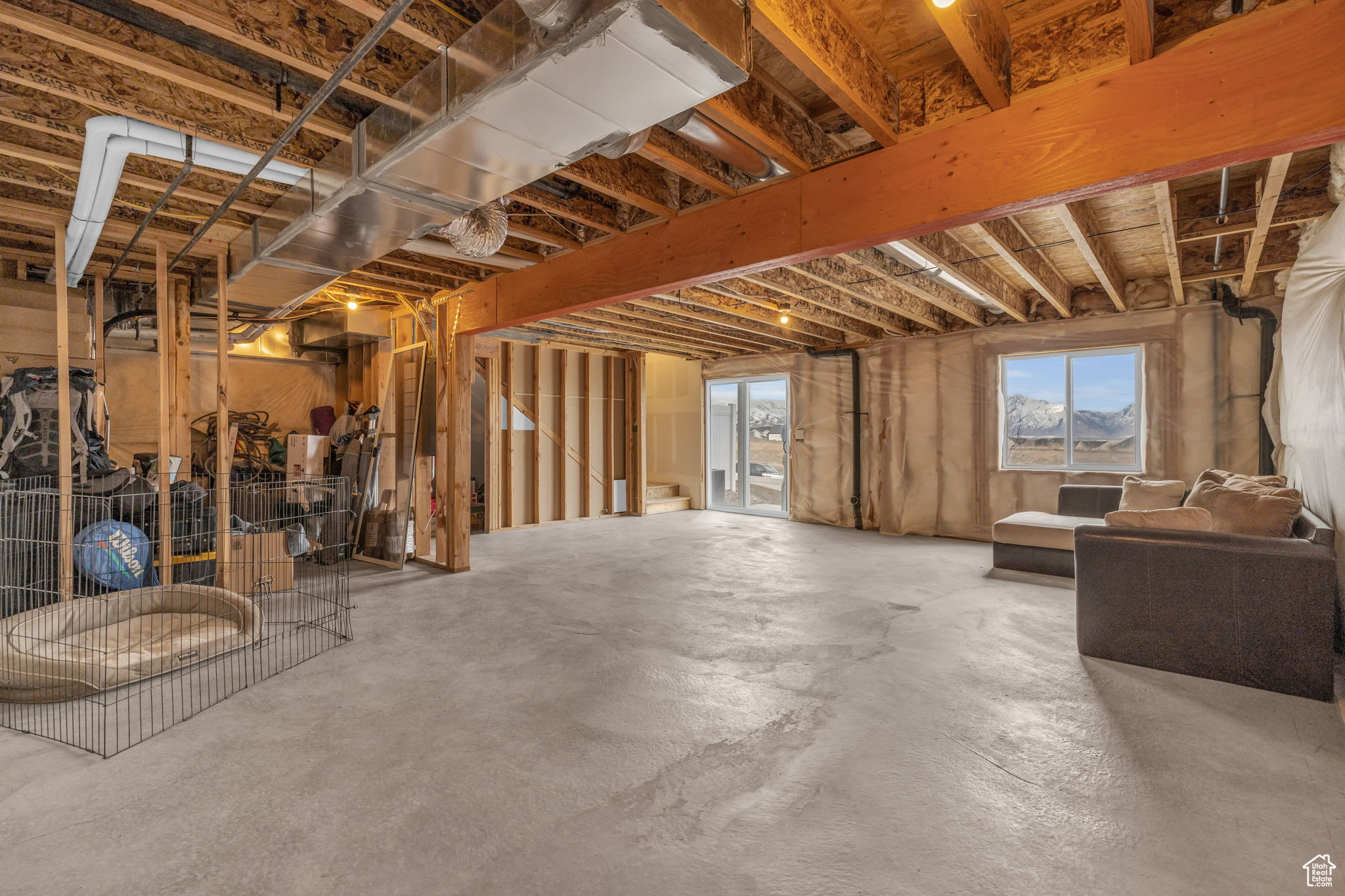View of basement