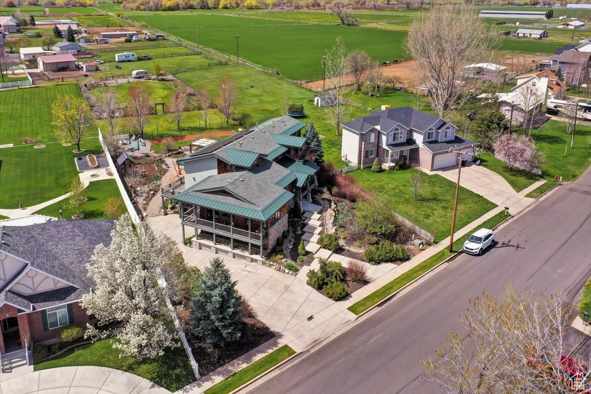Bird's eye view featuring a residential view