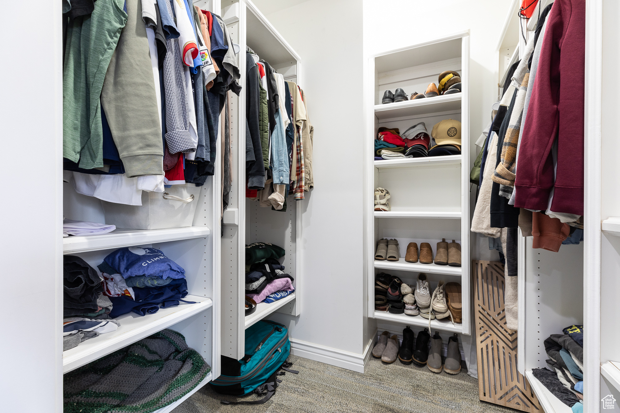 View of spacious closet