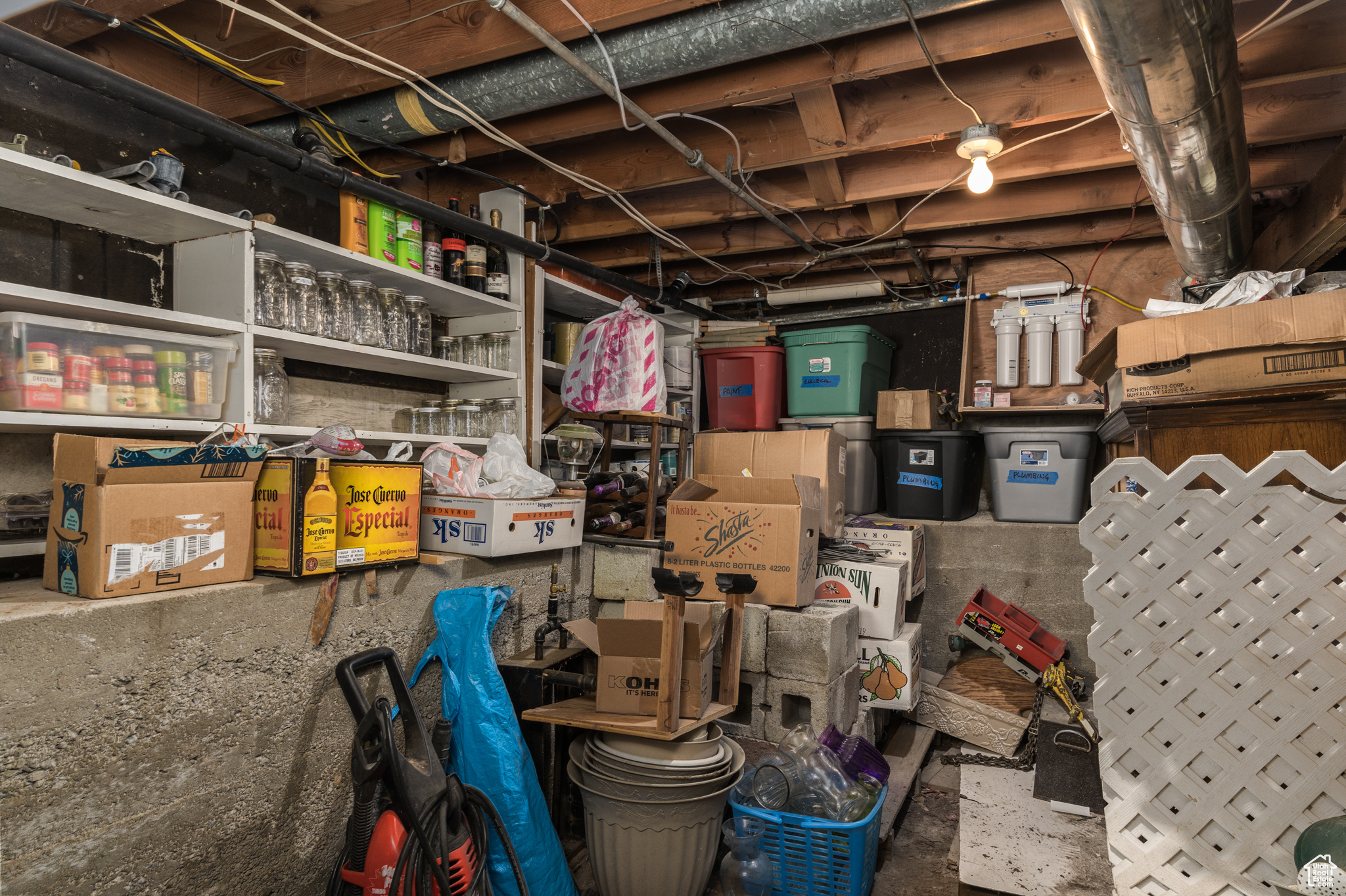 View of storage area
