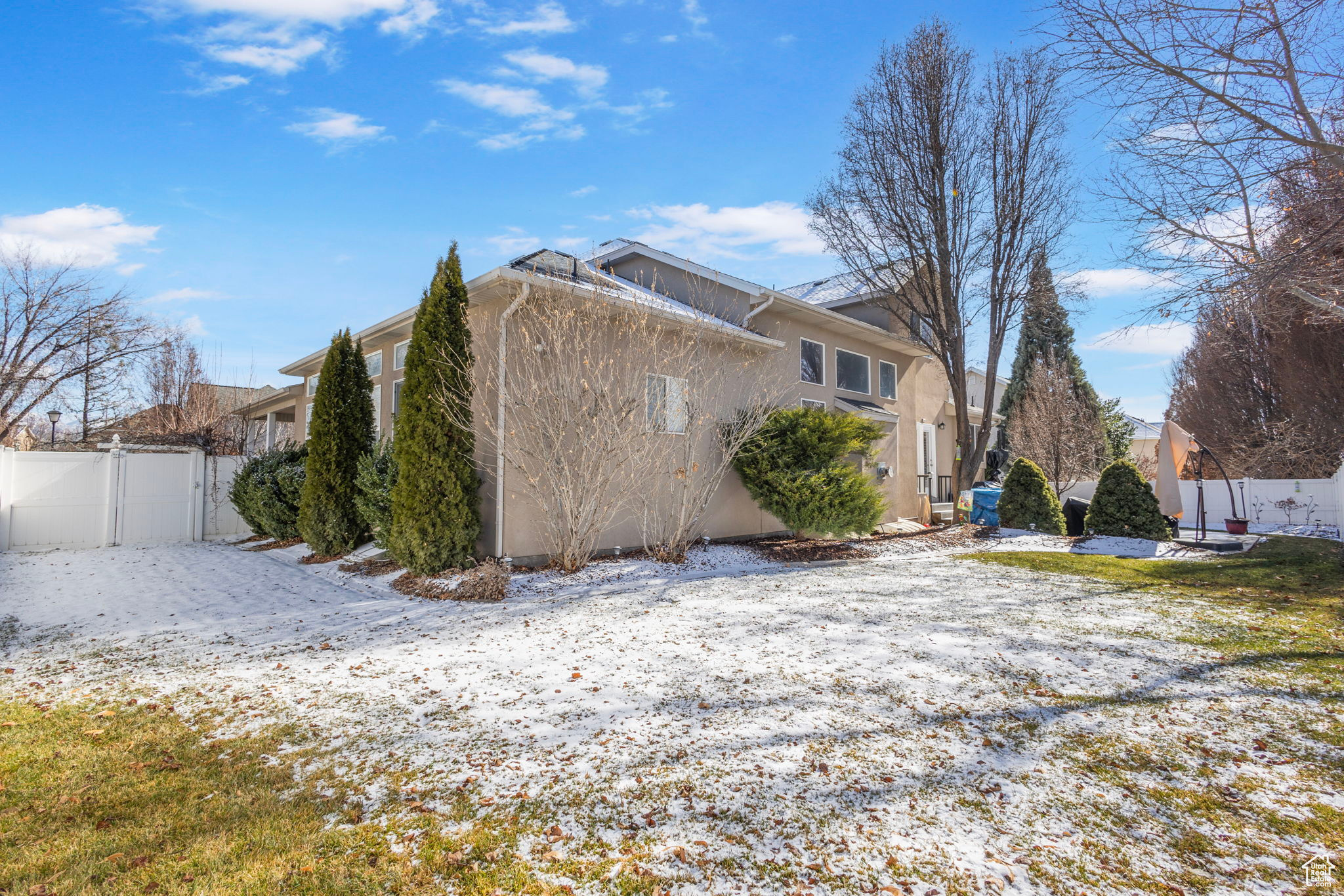 View of snowy exterior