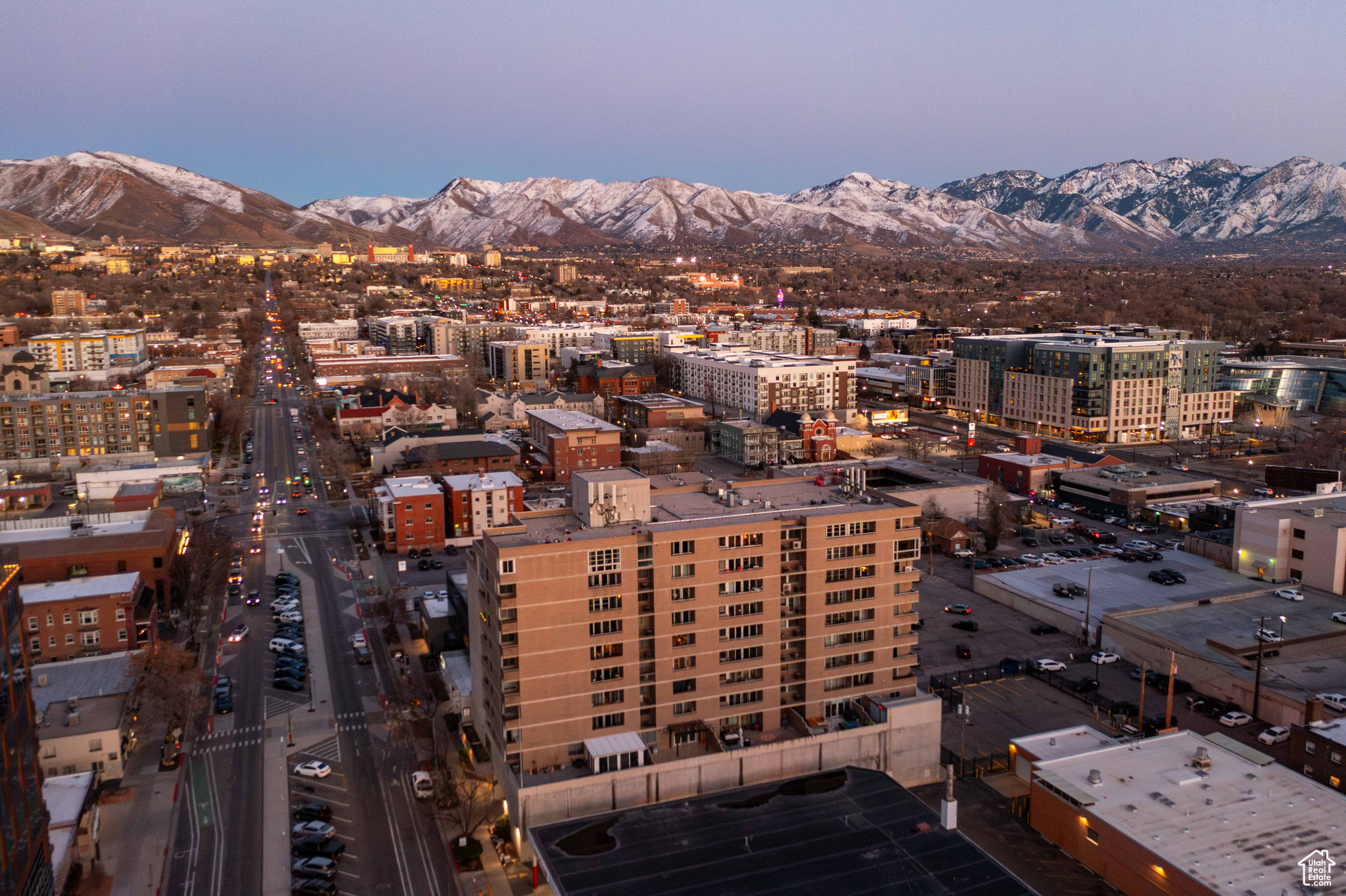 Property's view of city featuring a mountain view