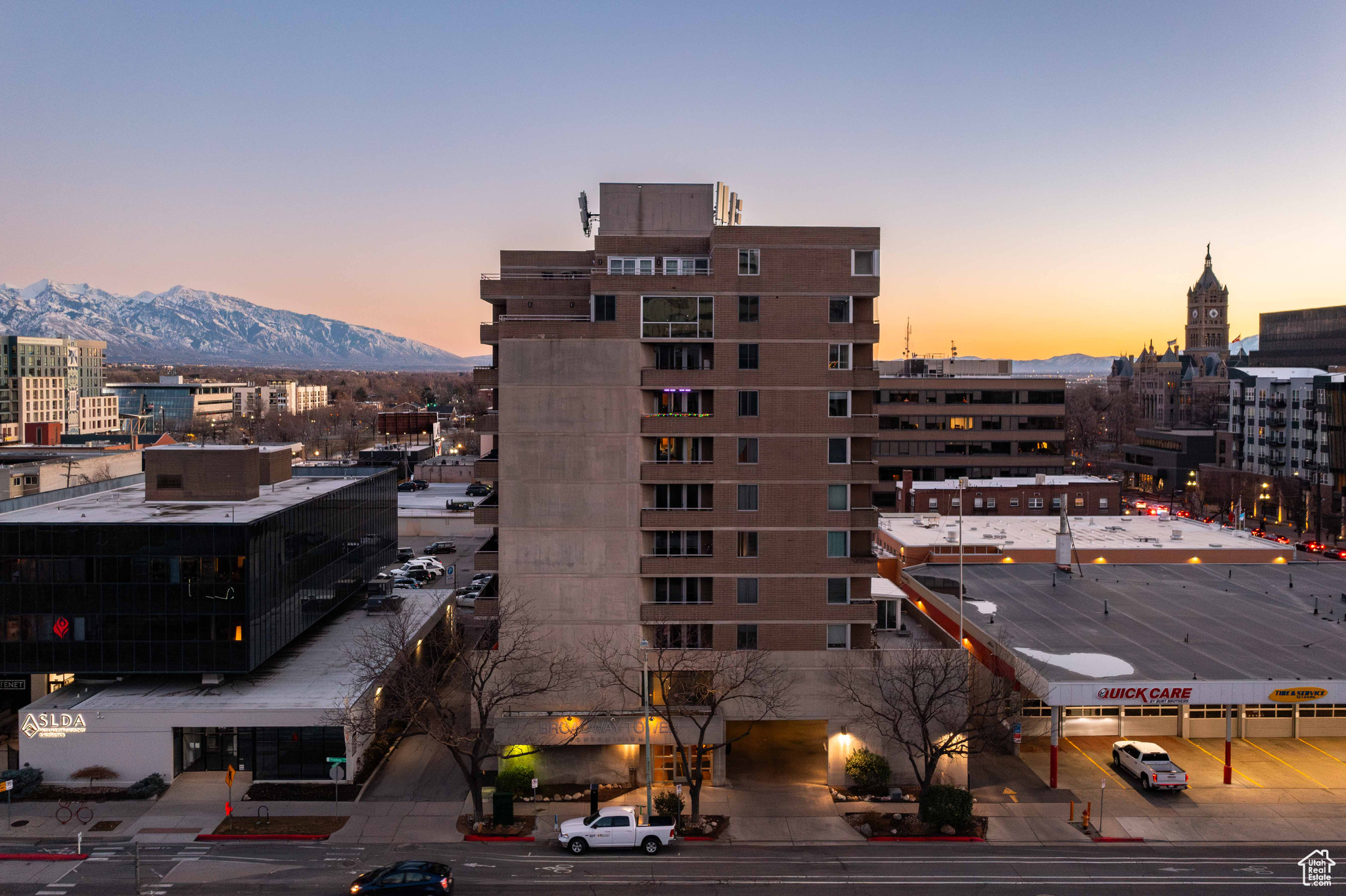 View of property featuring a city view and a mountain view