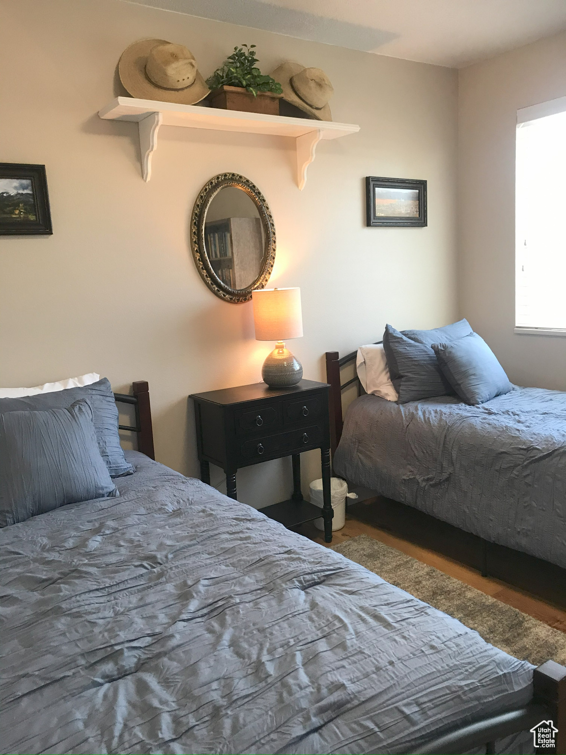 Bedroom featuring dark wood finished floors