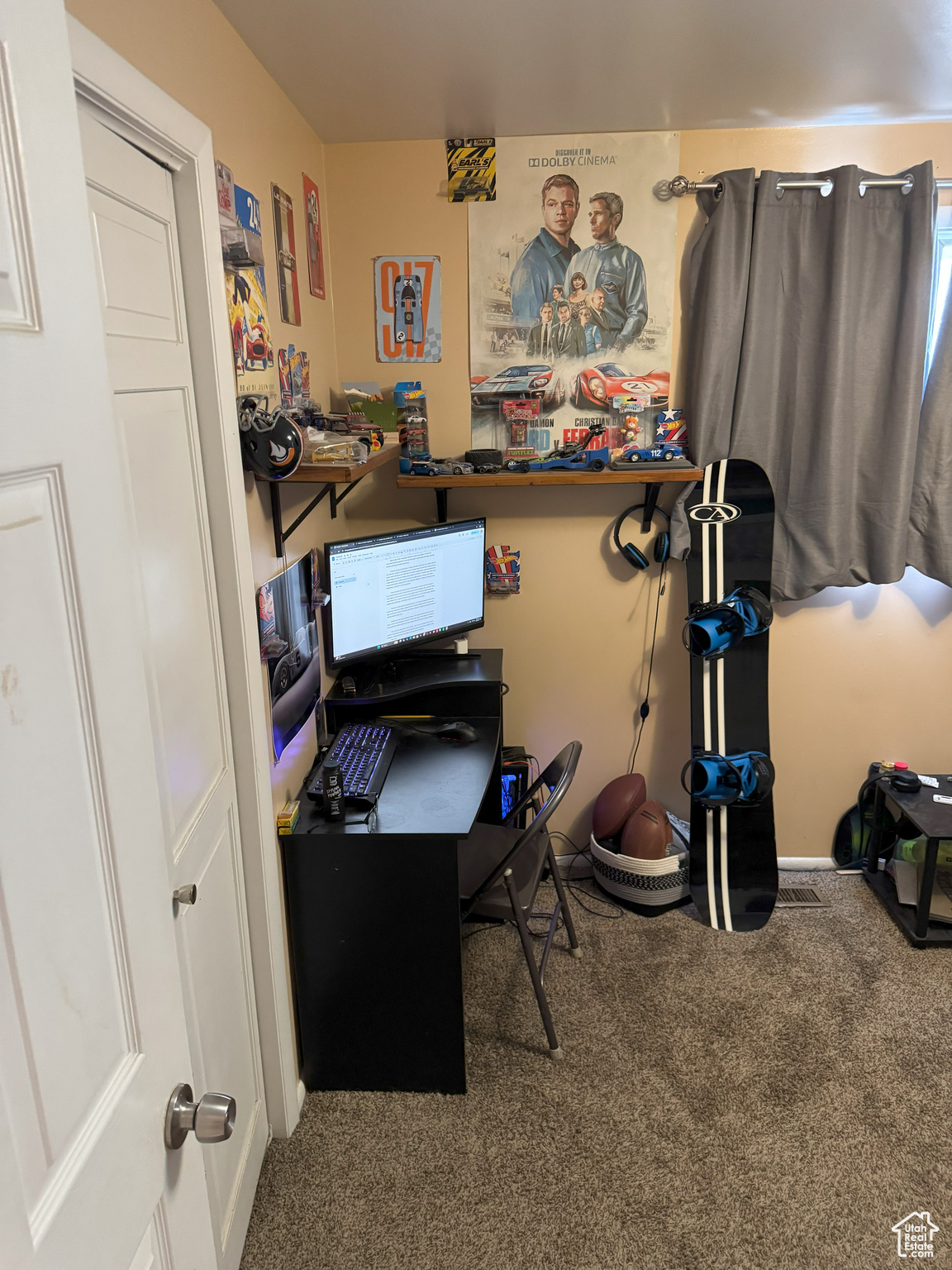 Bedroom featuring carpet flooring