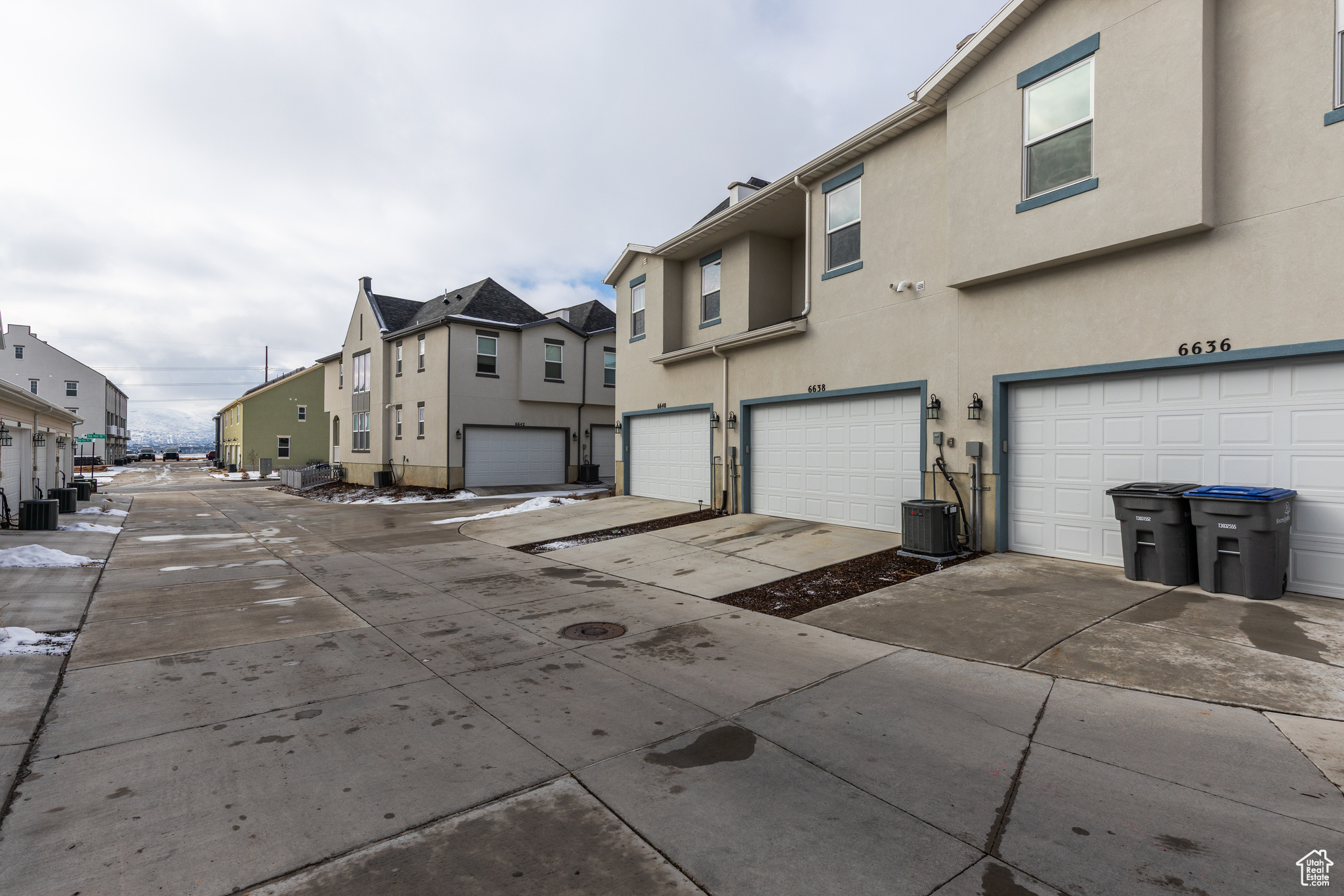 View of road with a residential view