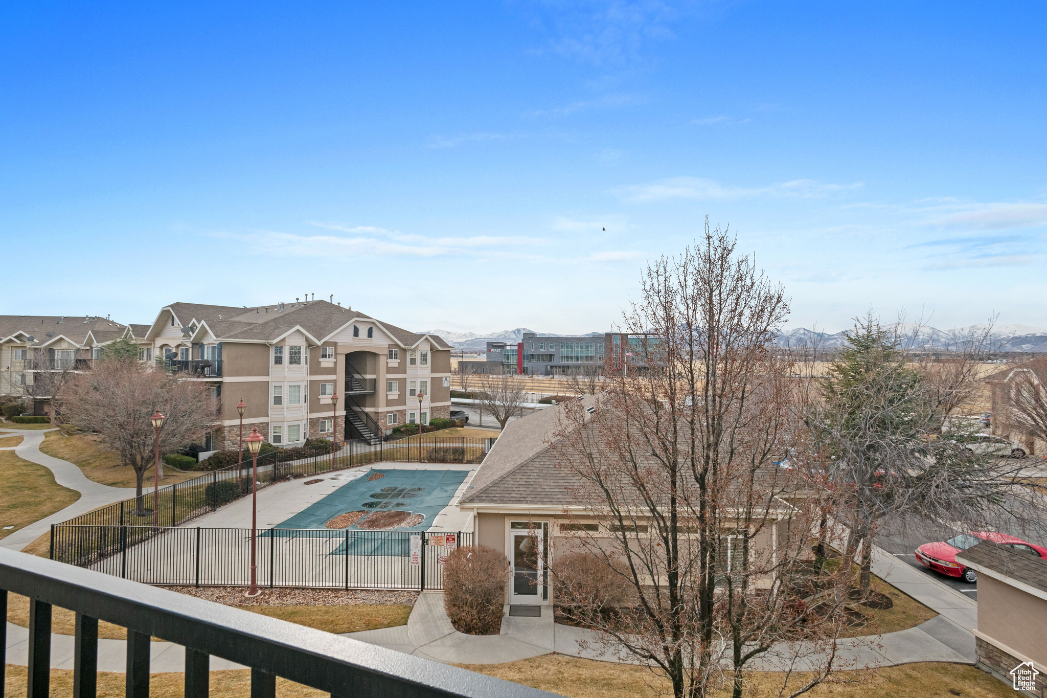 Exterior space with a residential view