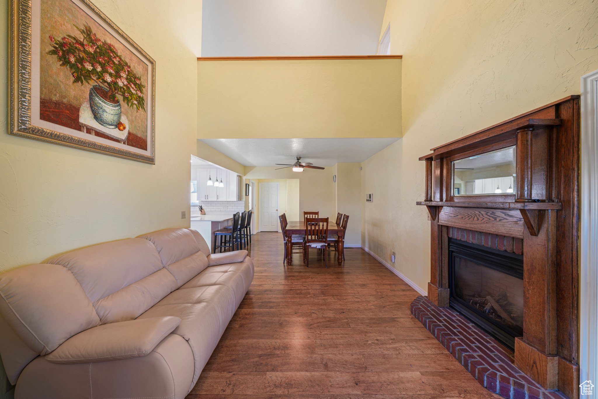 Sitting room off dining area, on main floor
