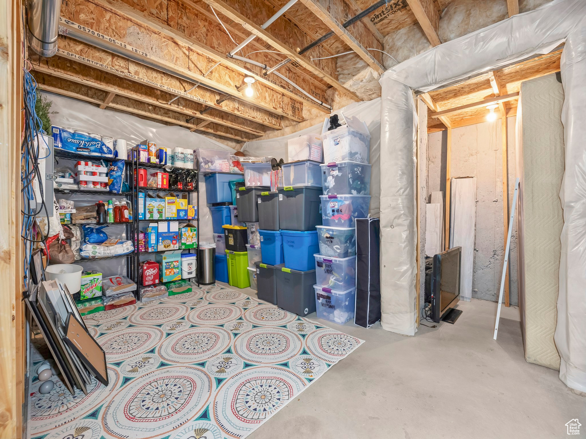 View of storage room