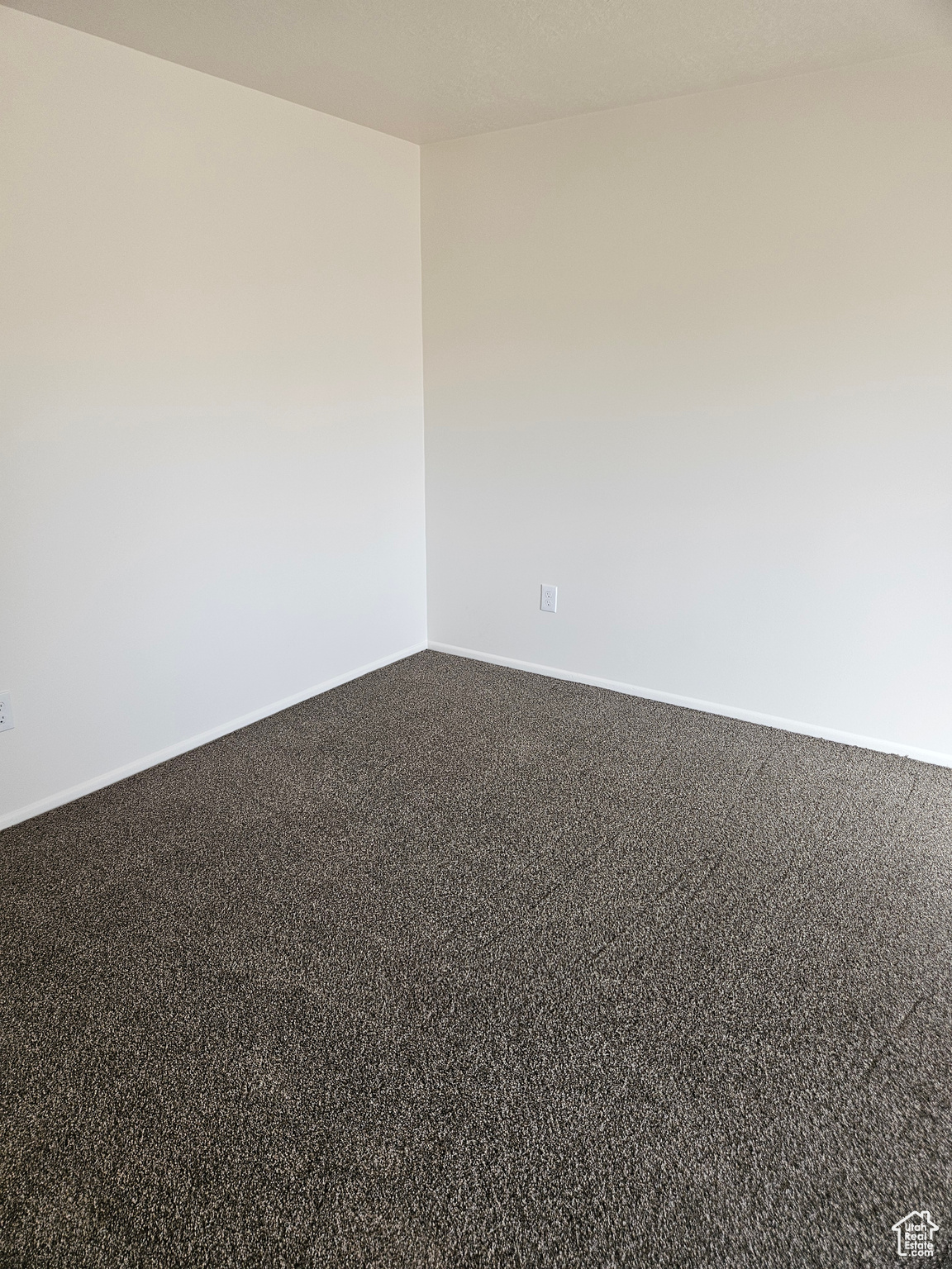 Unfurnished room featuring carpet floors and baseboards