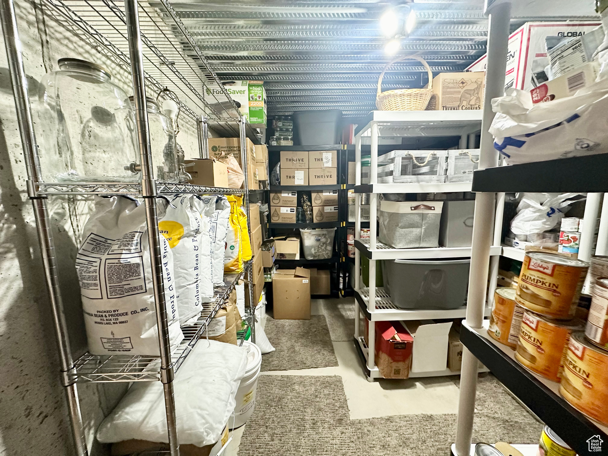 View of storage room
