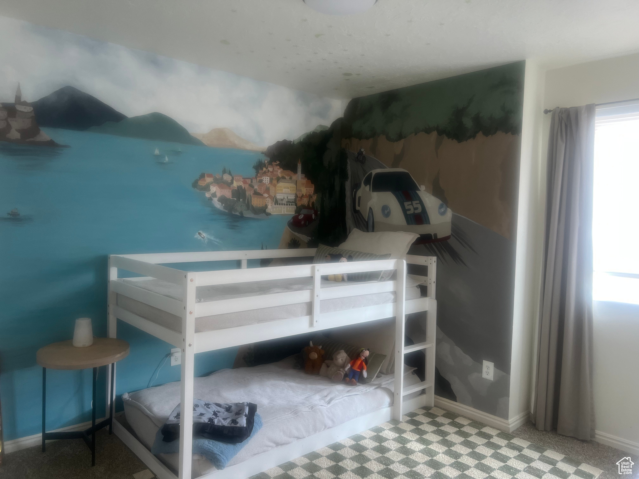 Bedroom with baseboards