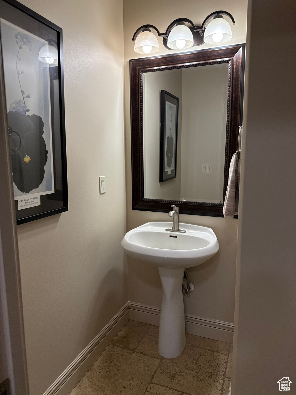 Bathroom with baseboards
