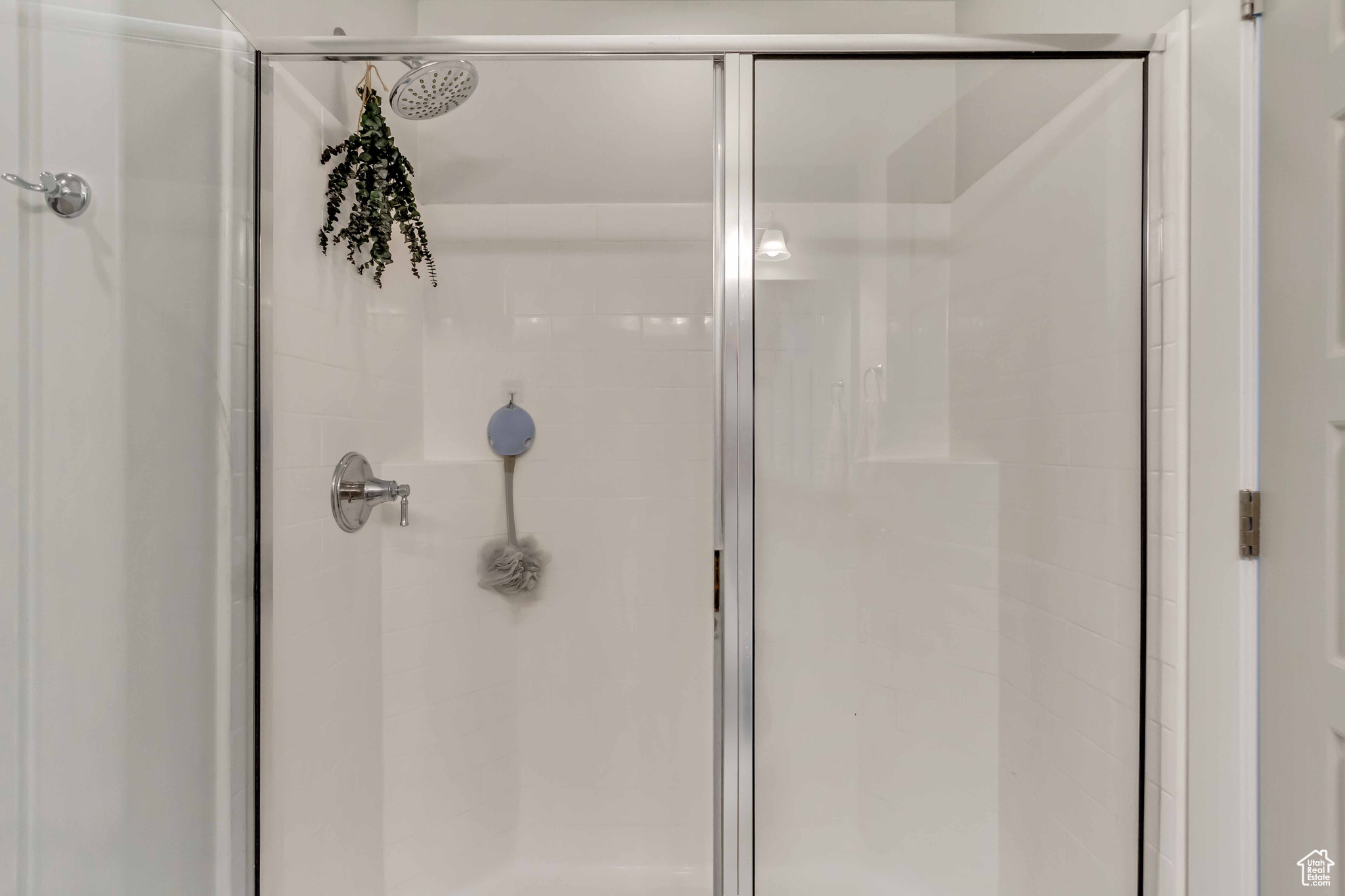 Full bathroom with a stall shower