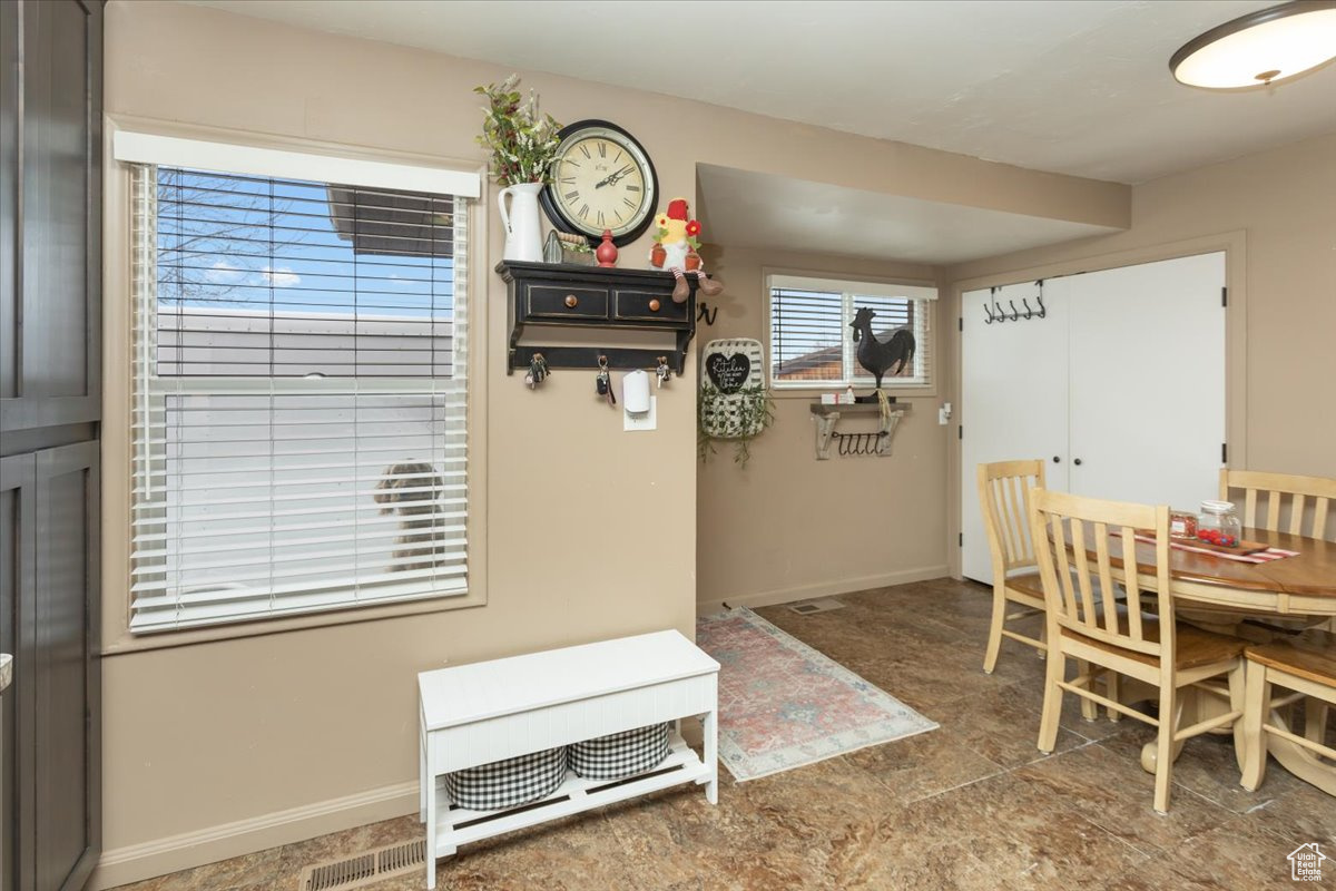 View of dining area