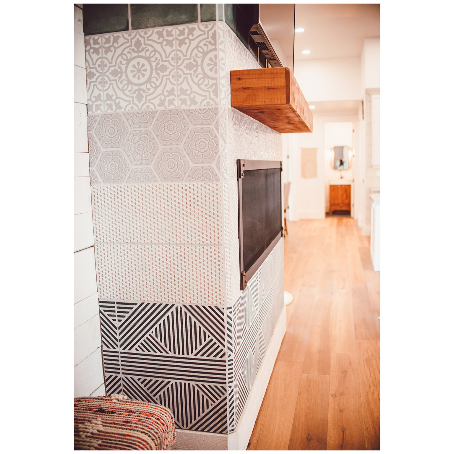 Kitchen featuring light wood finished floors