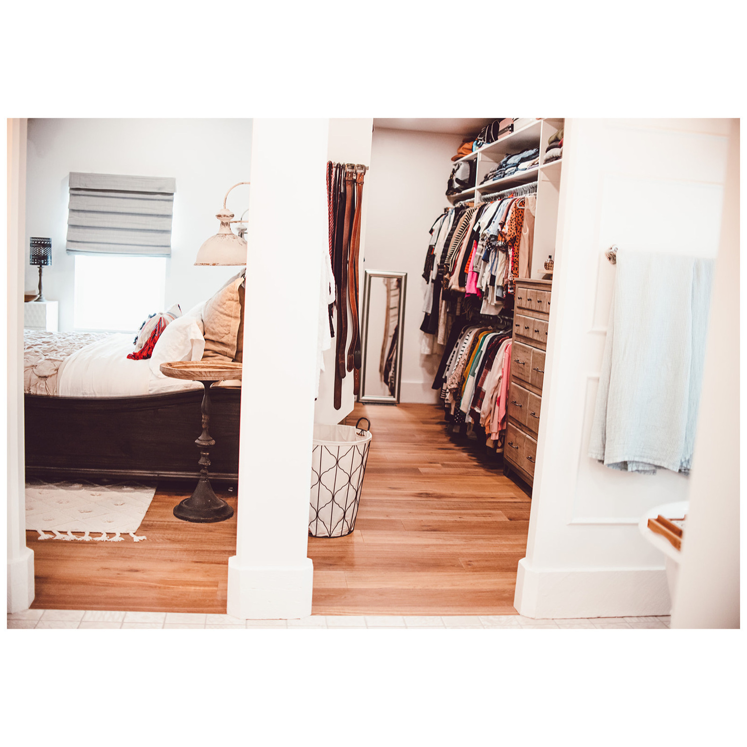 Interior space featuring wood finished floors