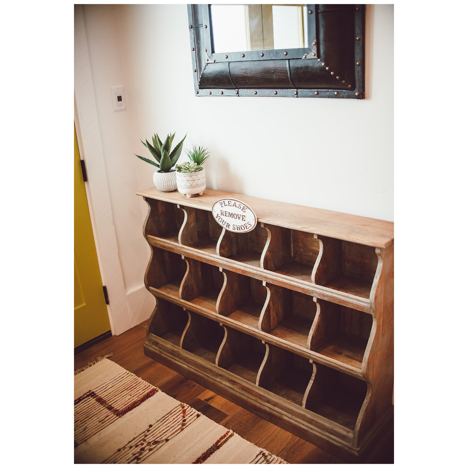 Room details with wood finished floors