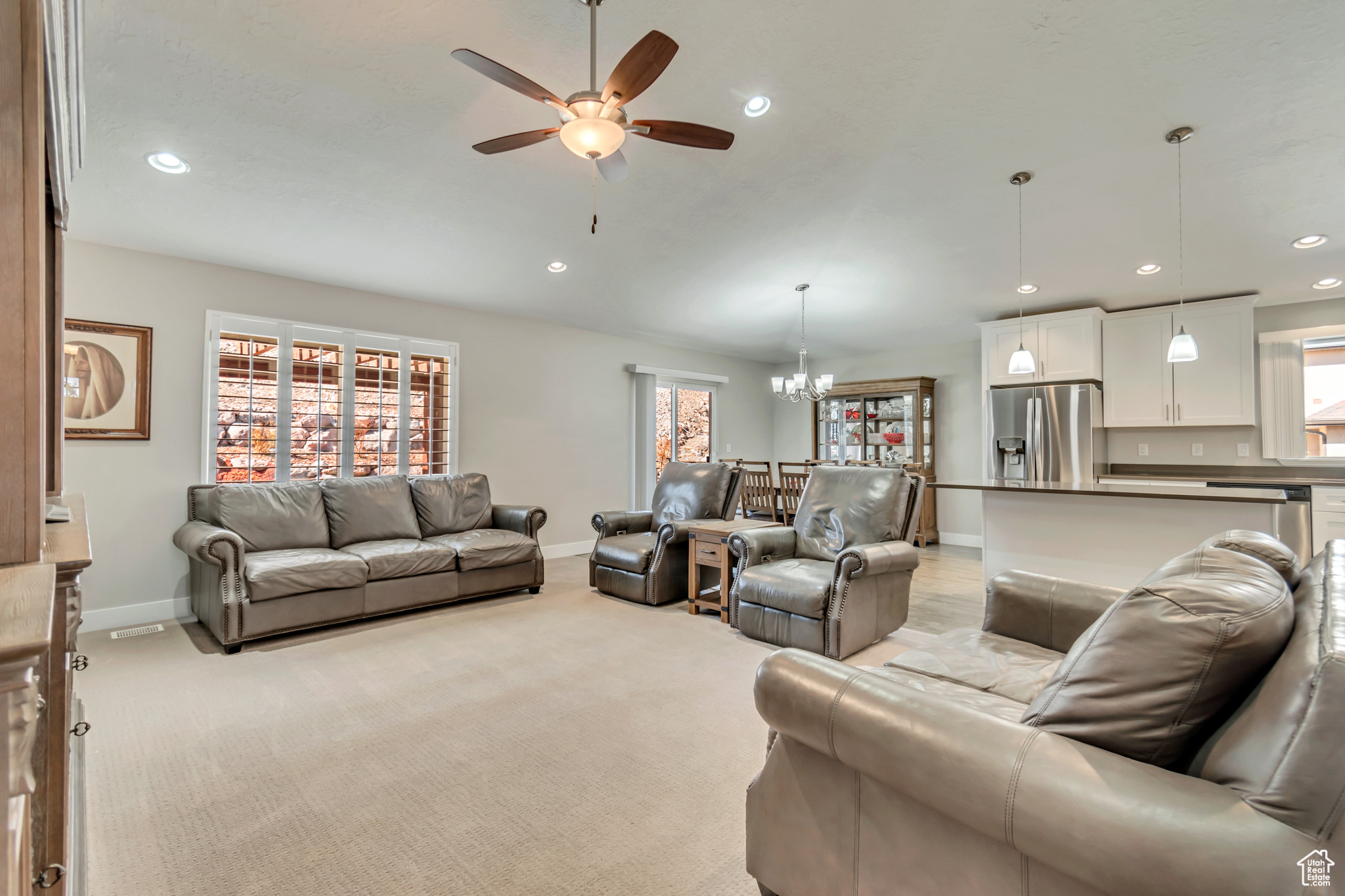 Upstairs living room area