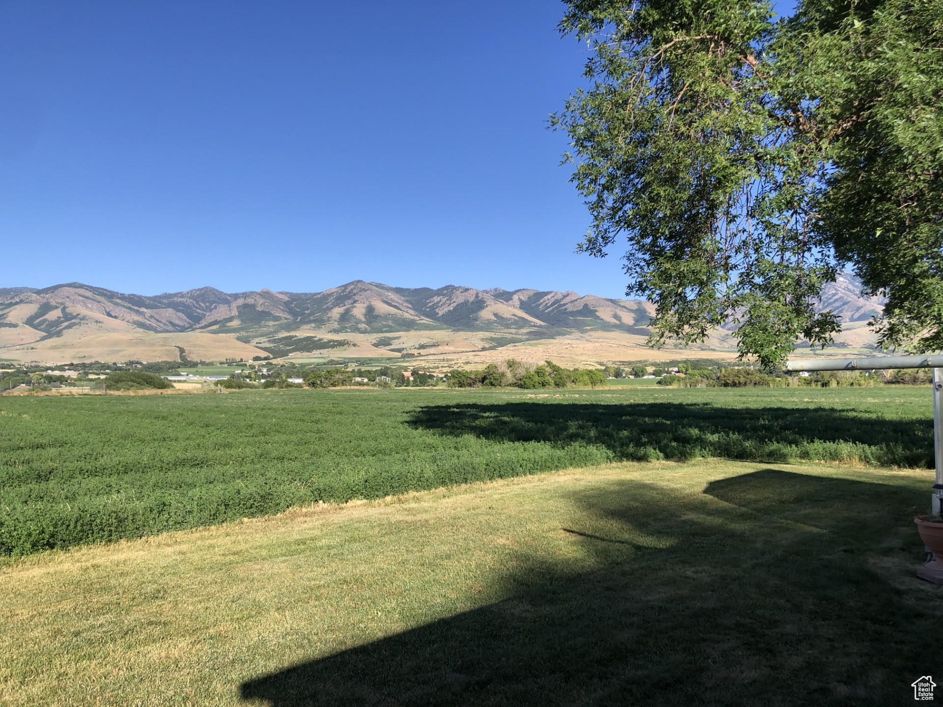 Property view of mountains with a rural view