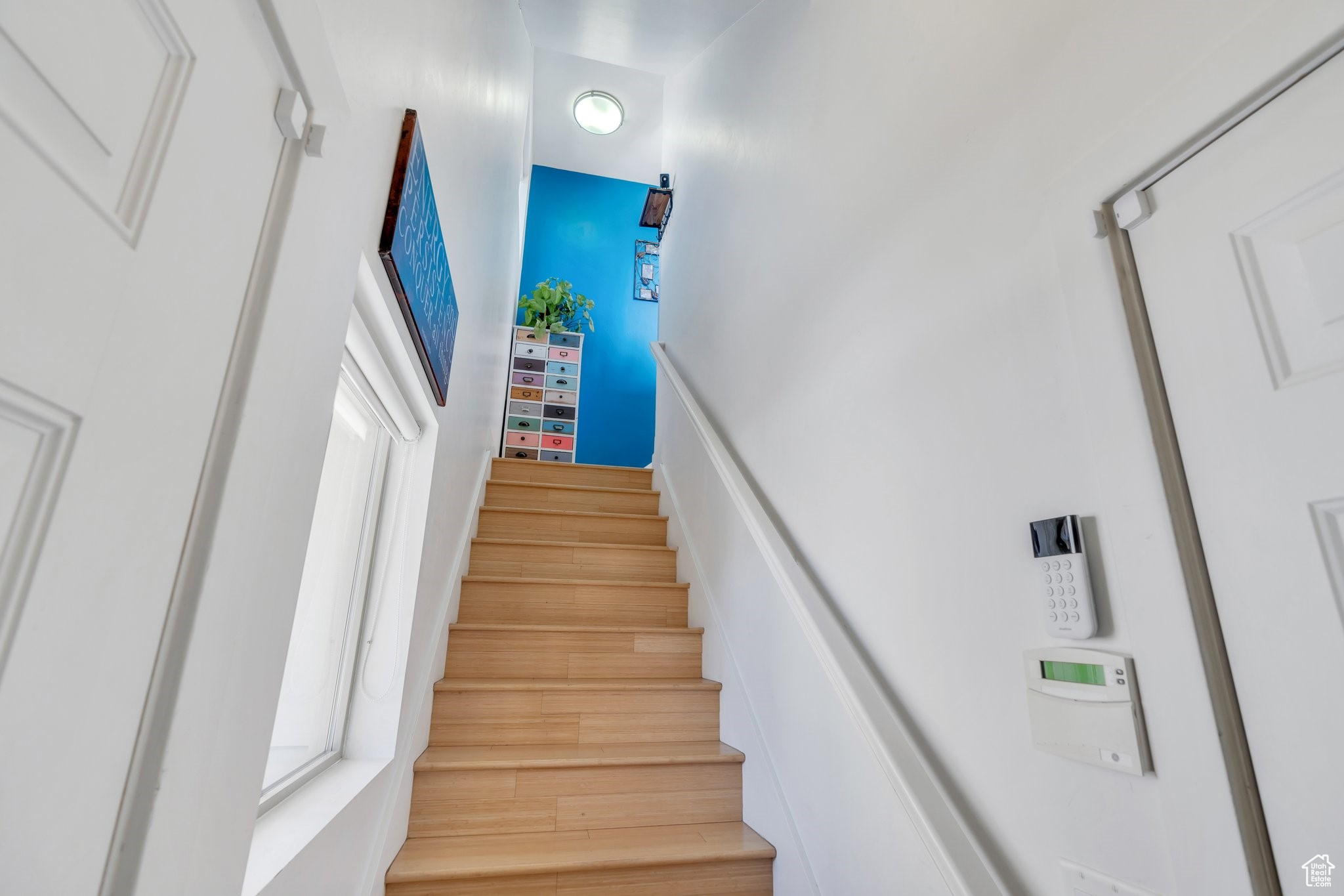 View of stairway