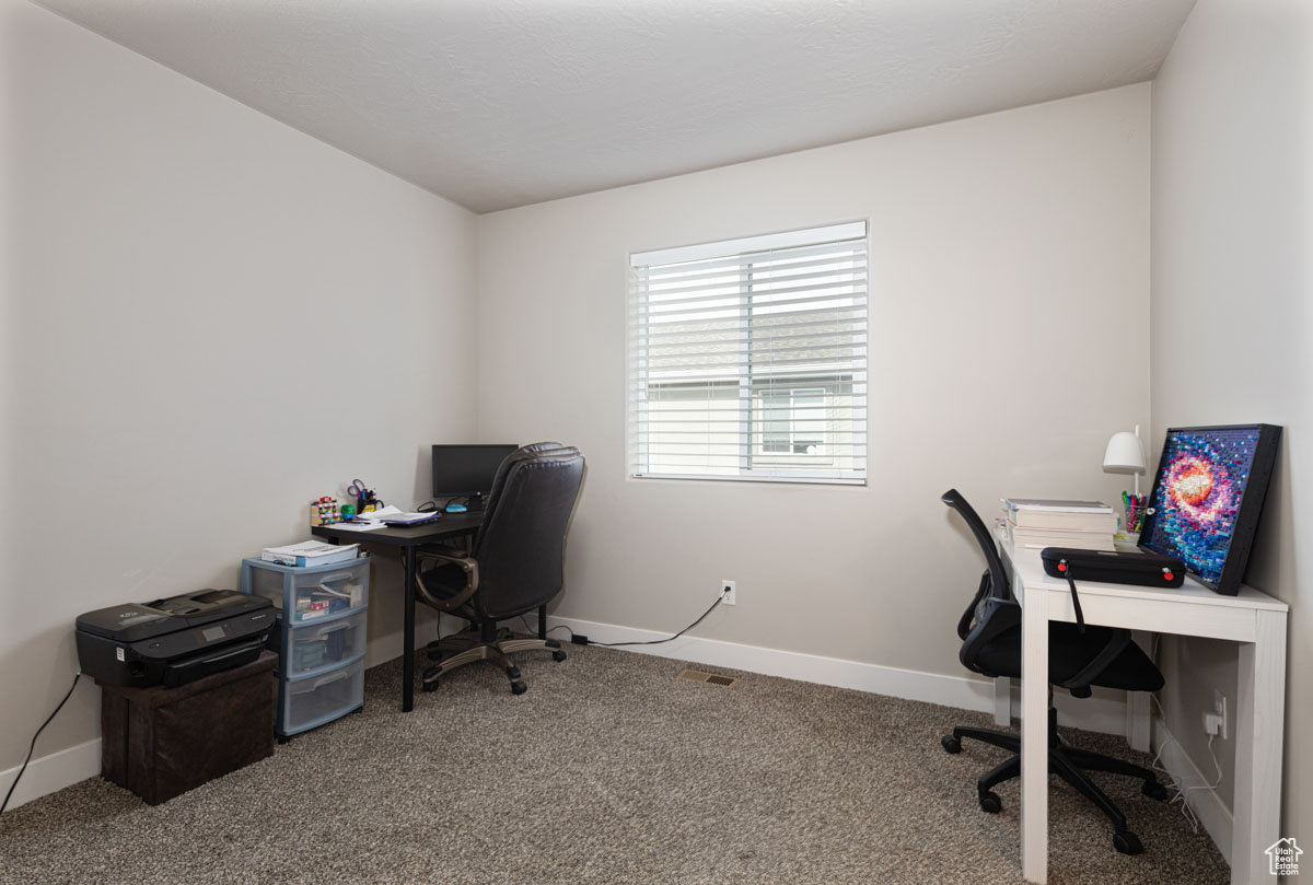 Flex/Office space with carpet and baseboards