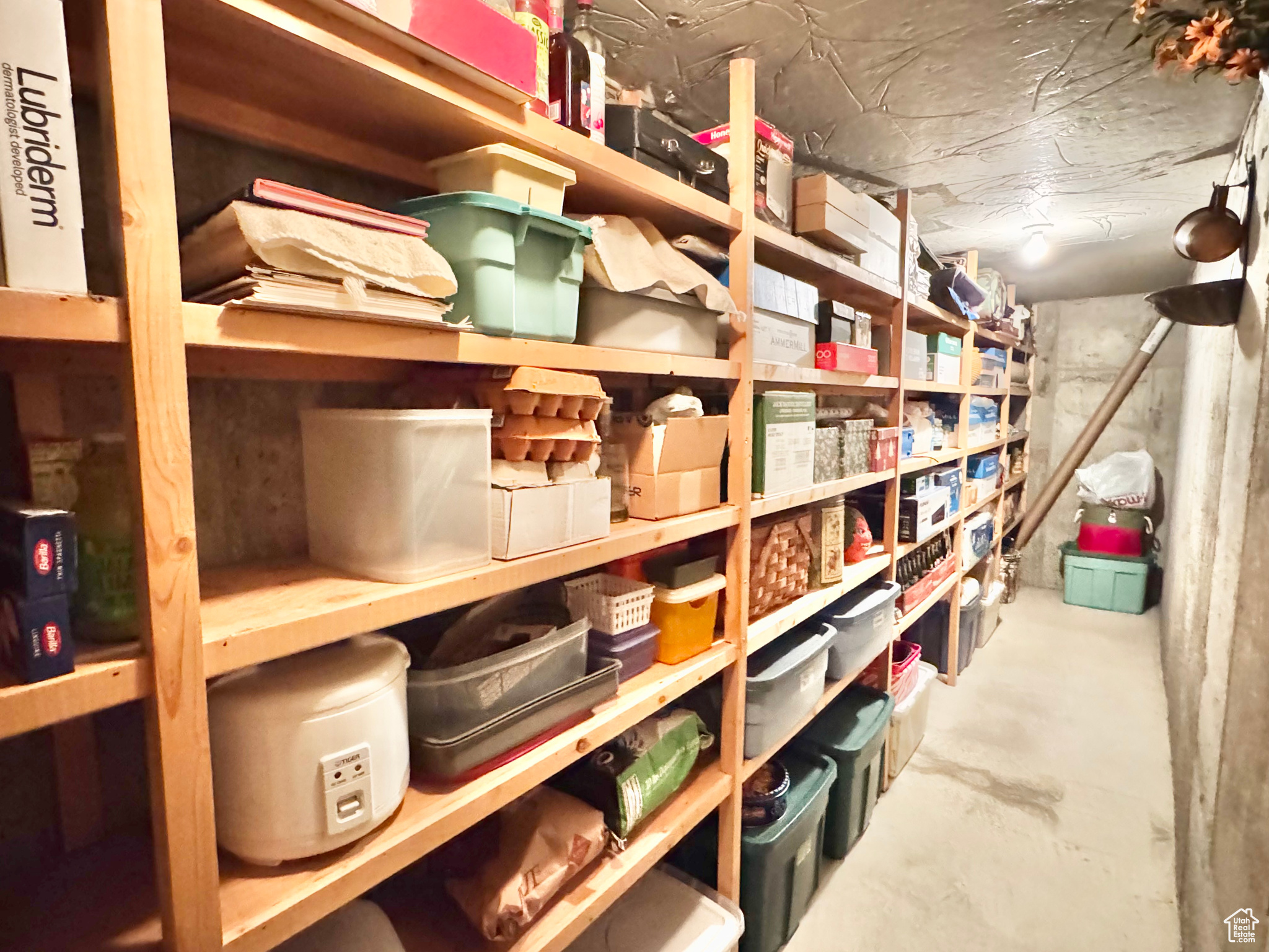 View of storage room