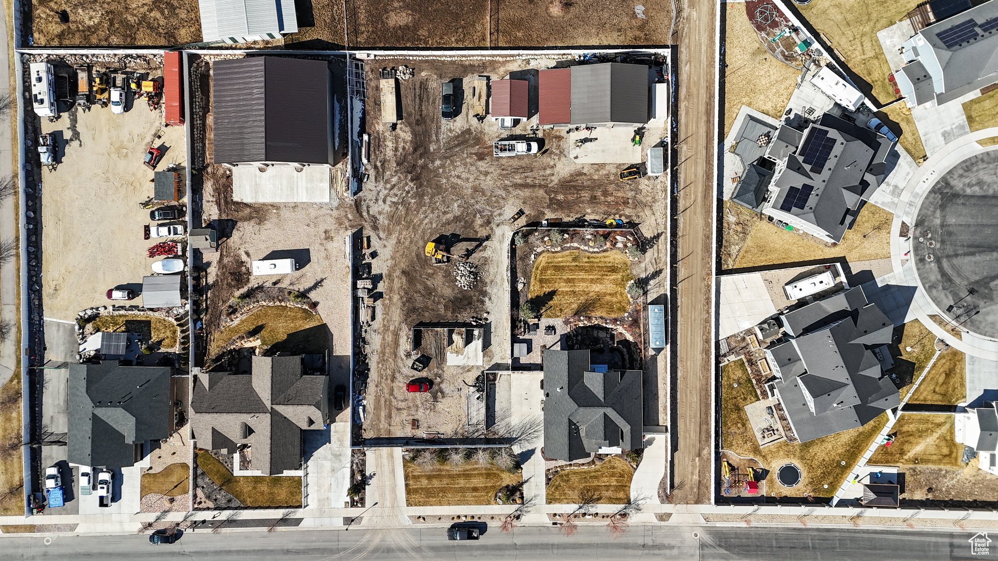 Drone / aerial view featuring a residential view