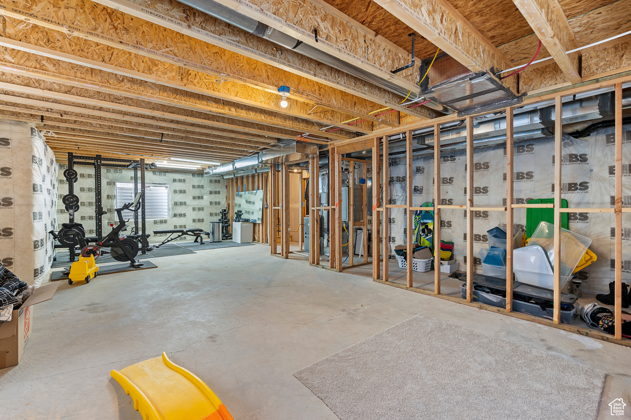 View of basement