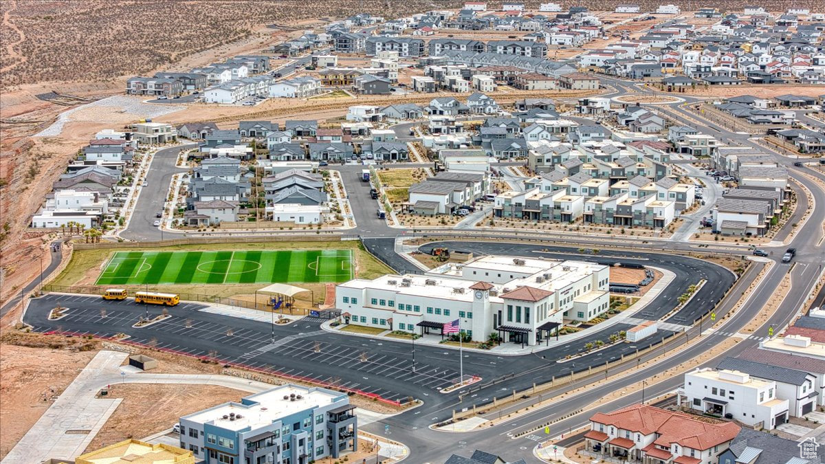 Drone / aerial view featuring a residential view