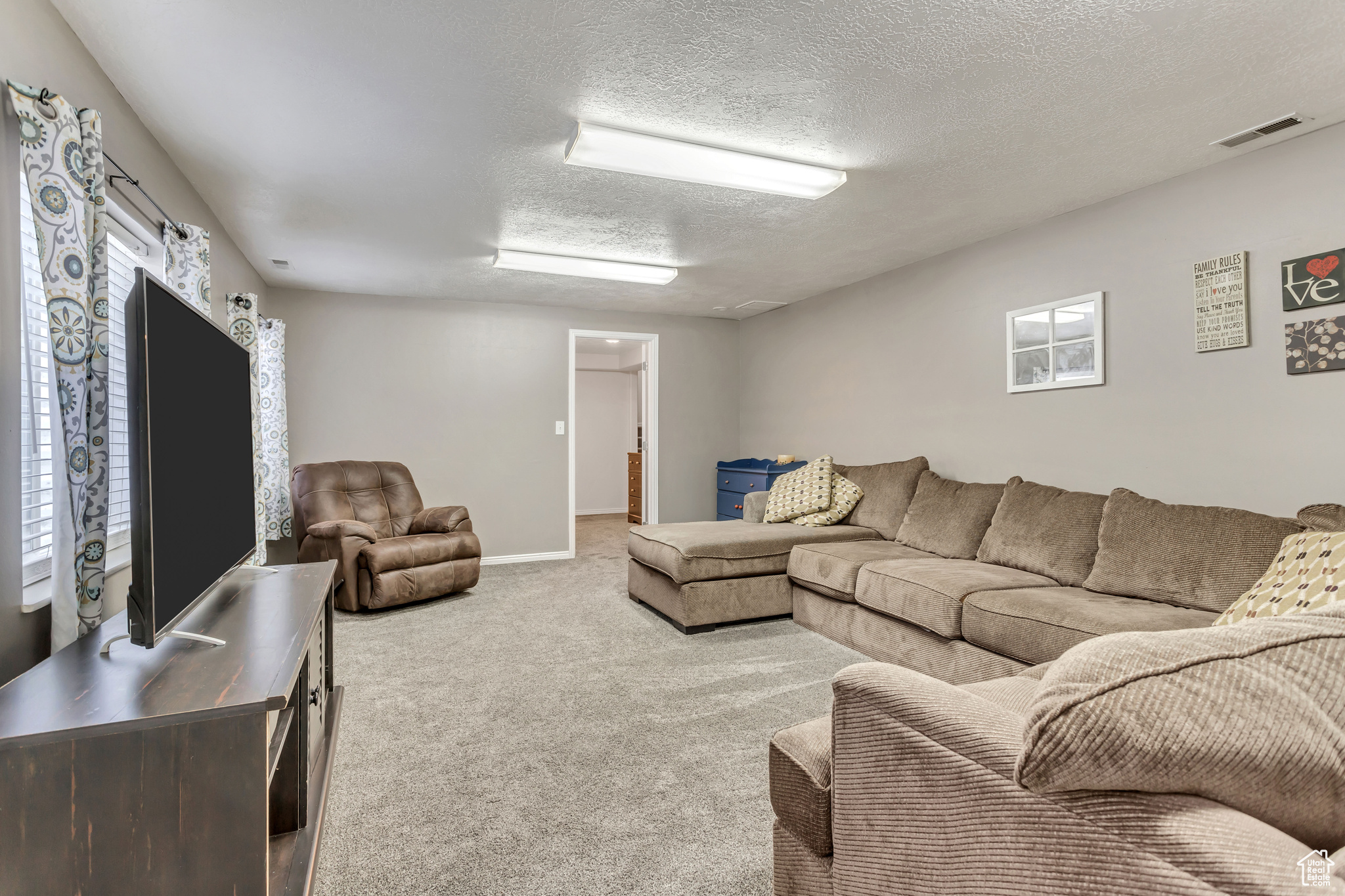 basement family room