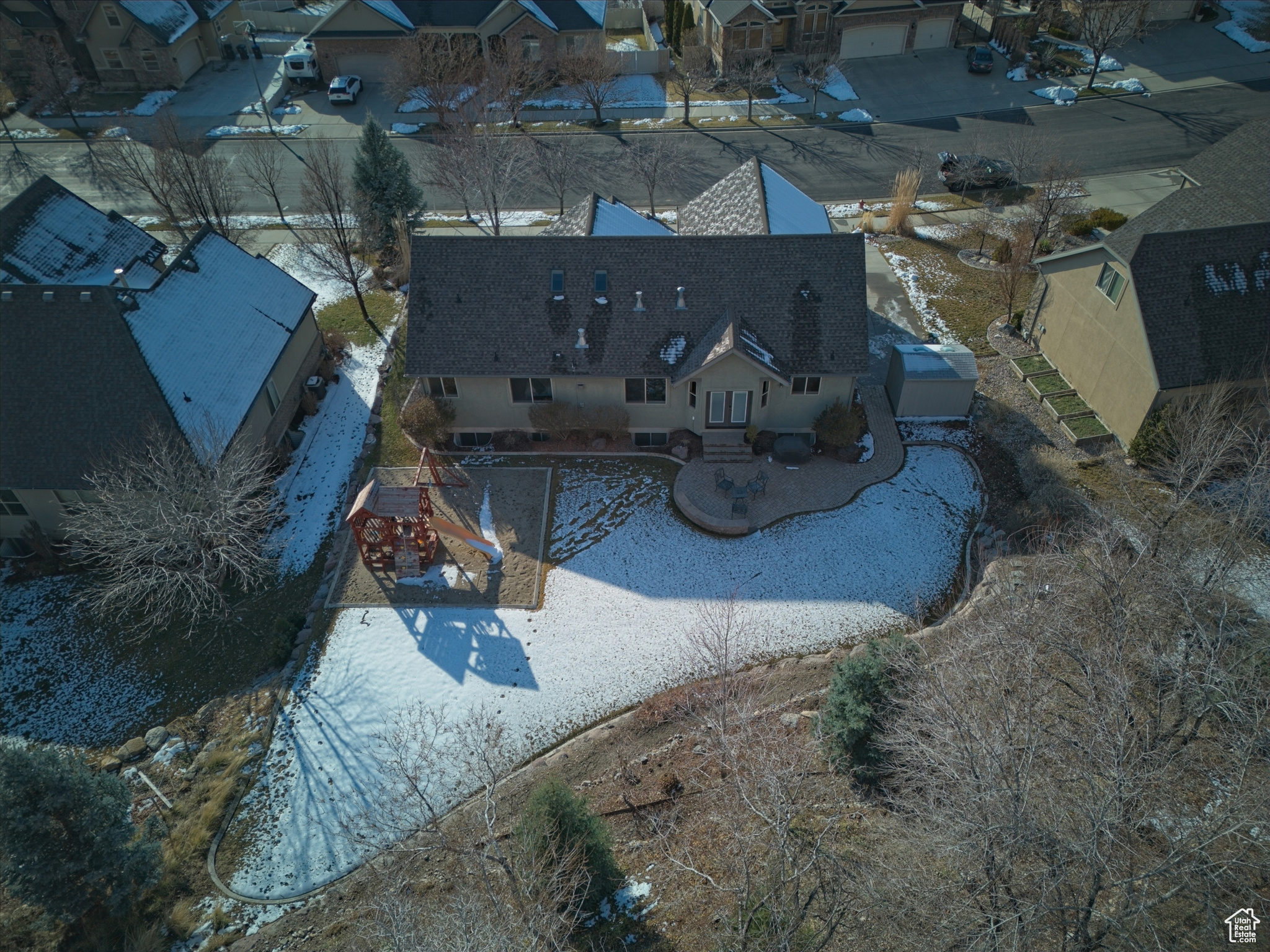 Bird's eye view featuring a residential view