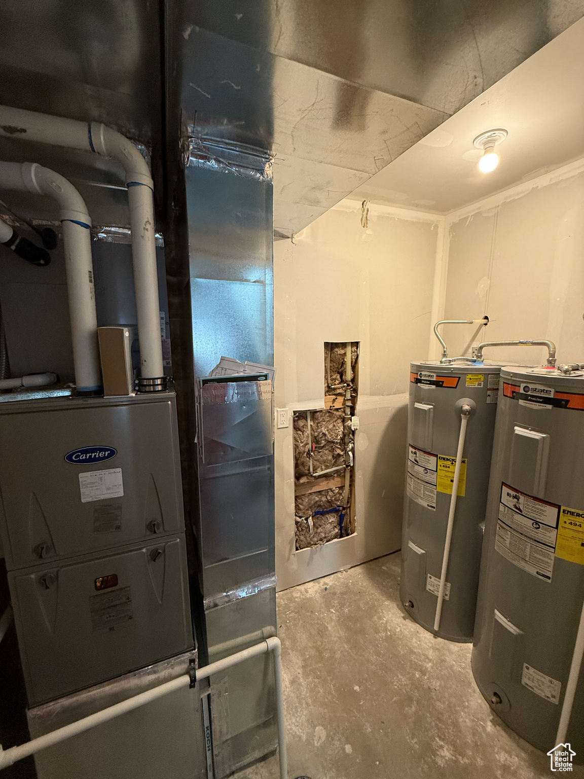 Utilities with 2 water heaters